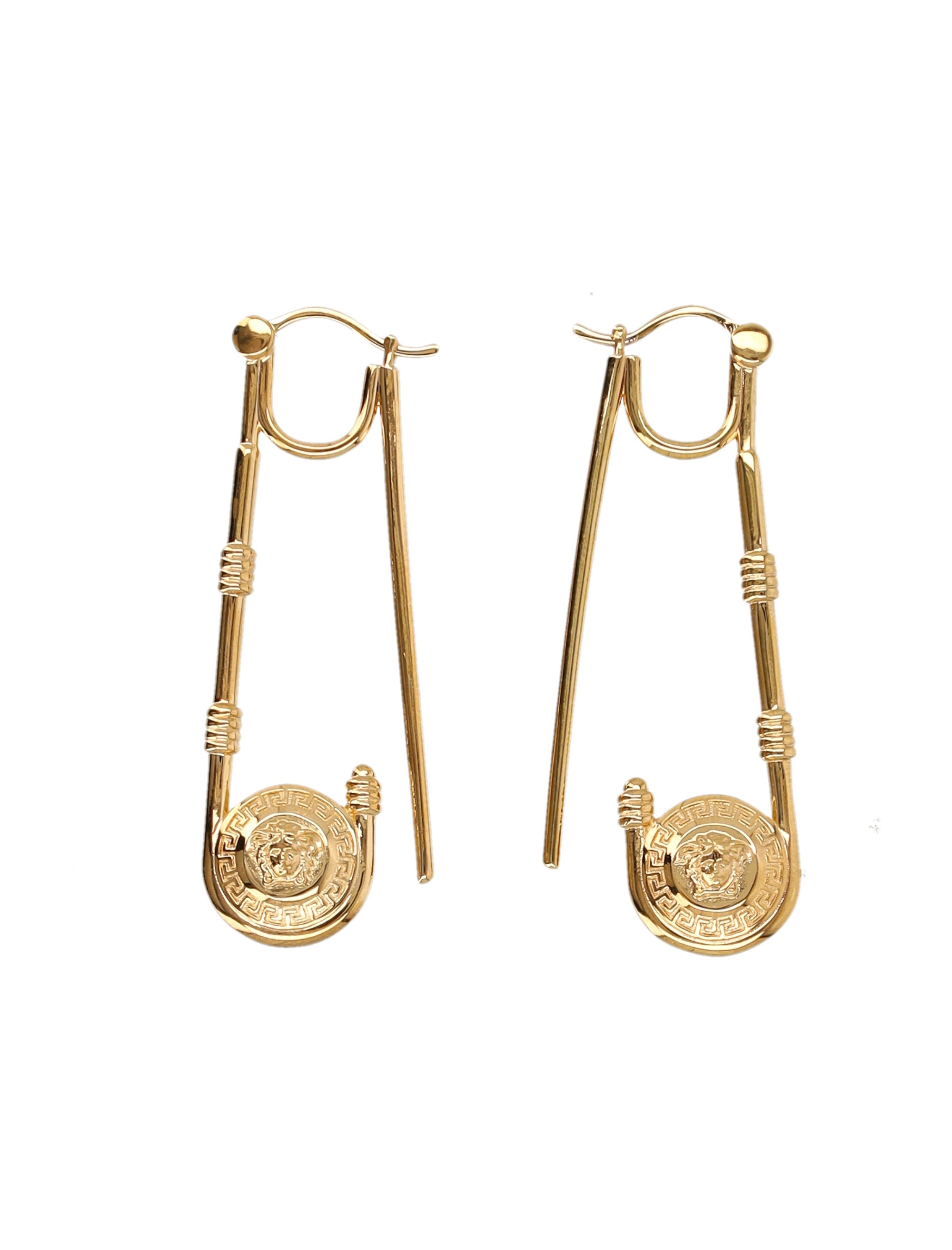 SAFETY PIN EARRINGS Versace