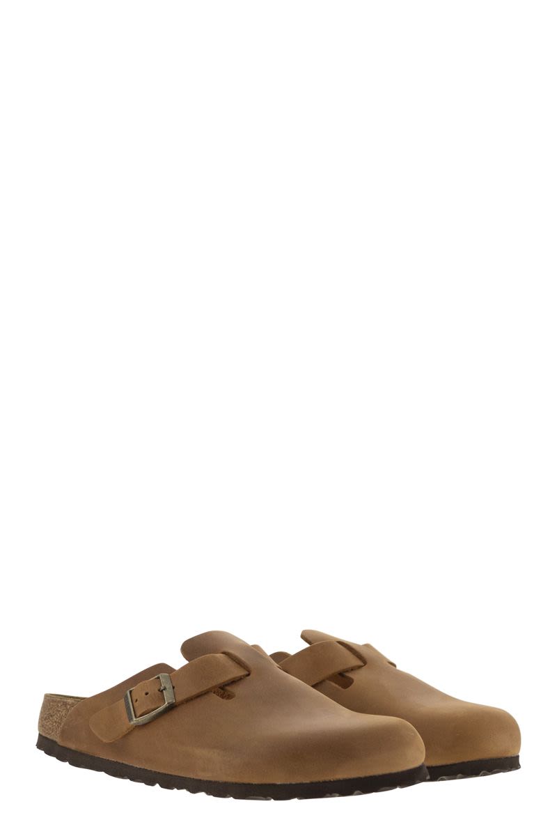 BOSTON - OILED LEATHER SABOT Birkenstock