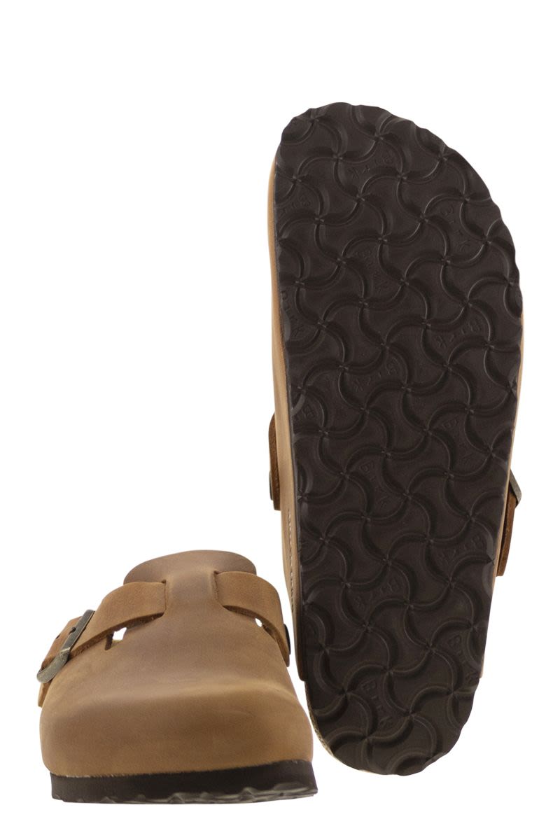 BOSTON - OILED LEATHER SABOT Birkenstock