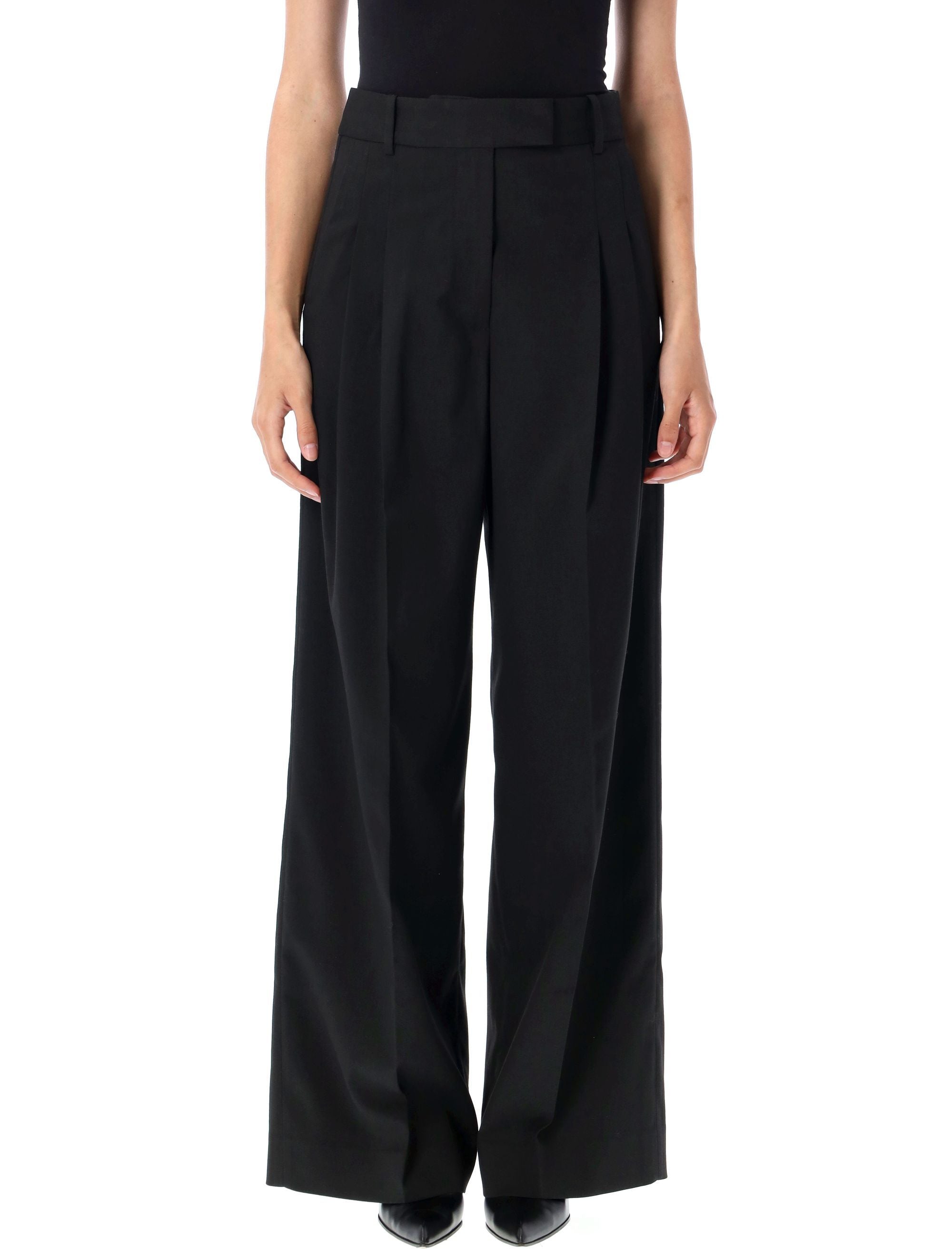 CYMBARIA HIGH-WAIST TROUSERS By Malene Birger BLACK 34