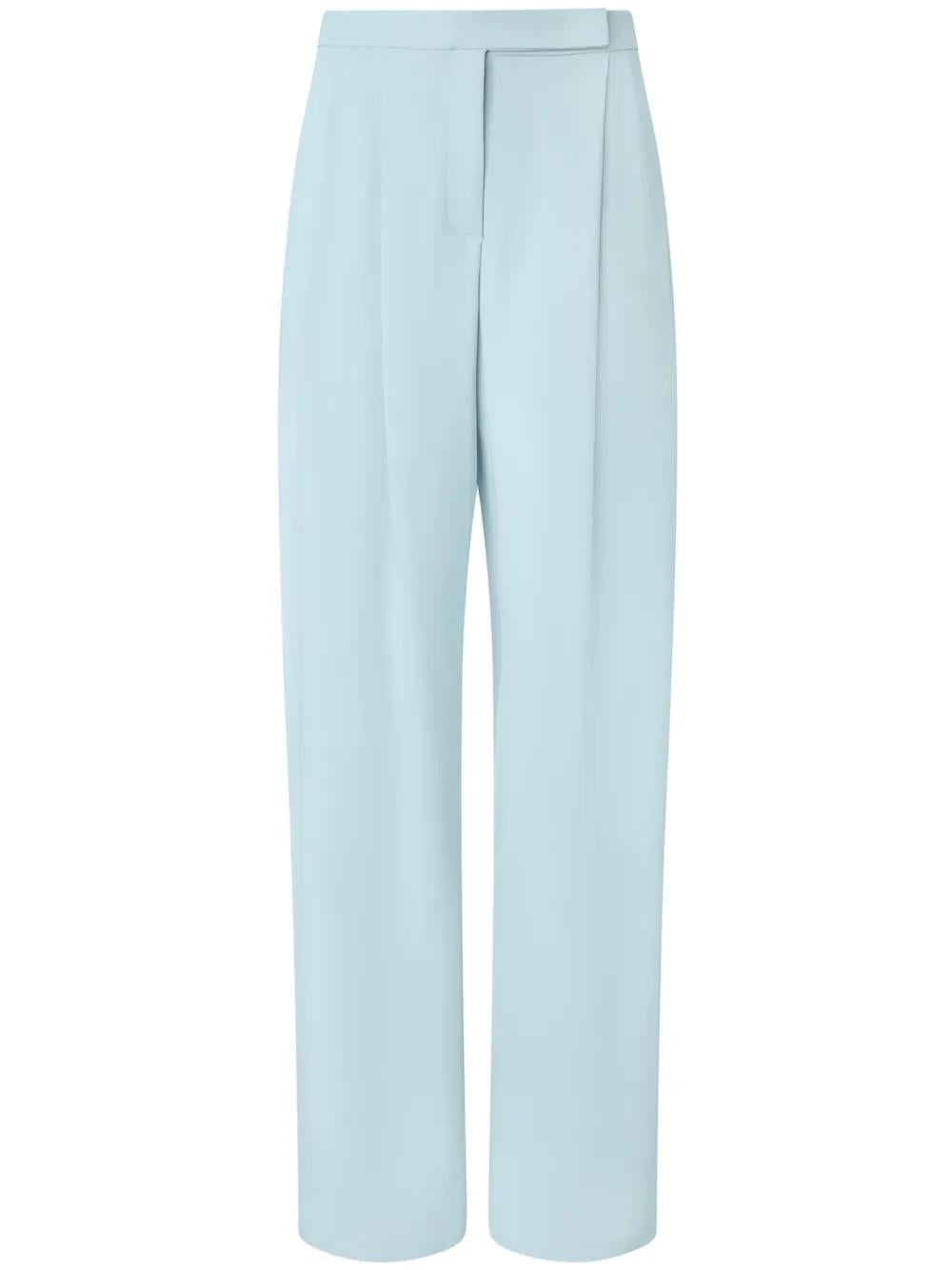 MONTANO VISCOSE TROUSERS Pinko Light Blue 44