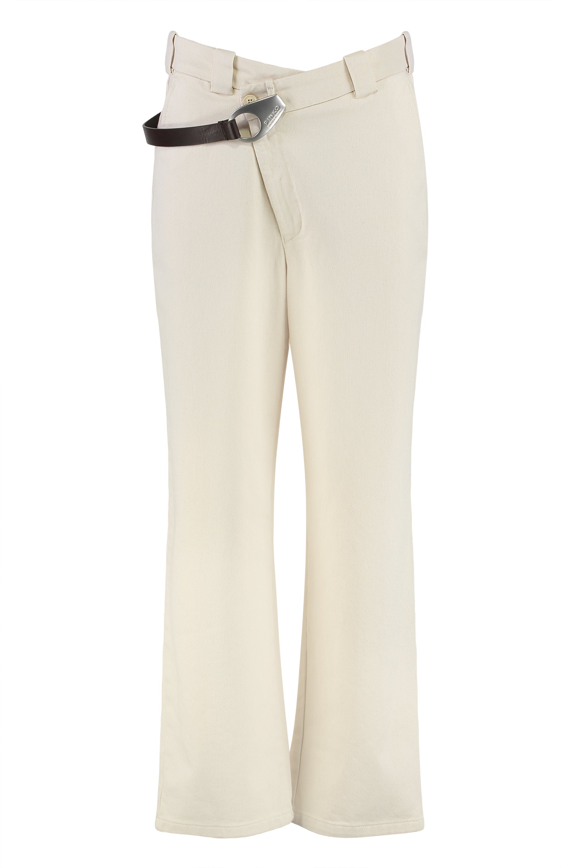PINKO X PATRICK MCDOWELL - PAINT COTTON DRILL TROUSERS Pinko Beige 38