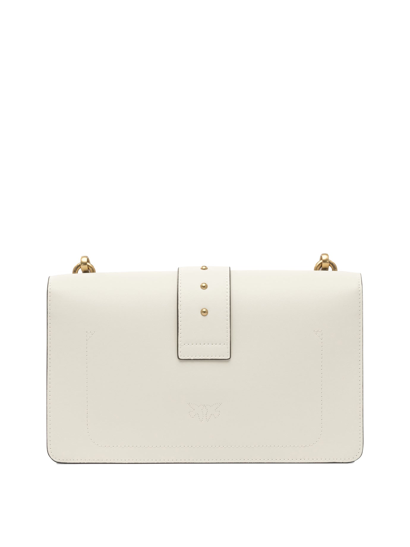 WHITE LEATHER CROSSBODY BAG Pinko