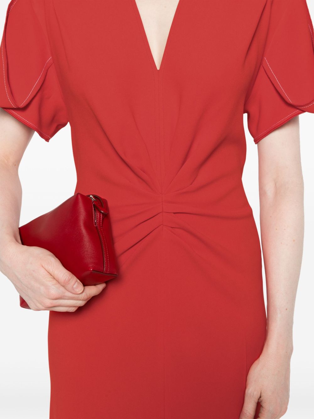 GATHERED DETAILS DRESS Victoria Beckham