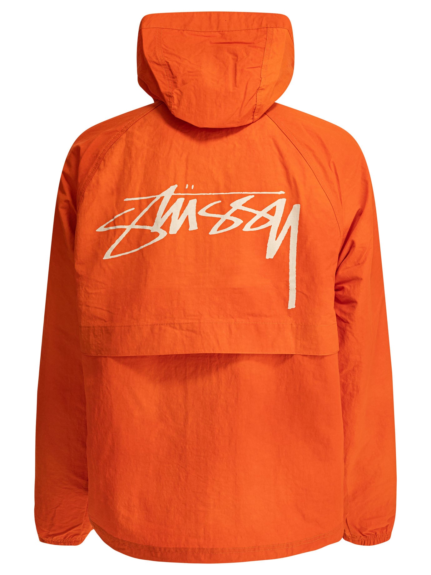 ORANGE NYLON JACKET Stussy