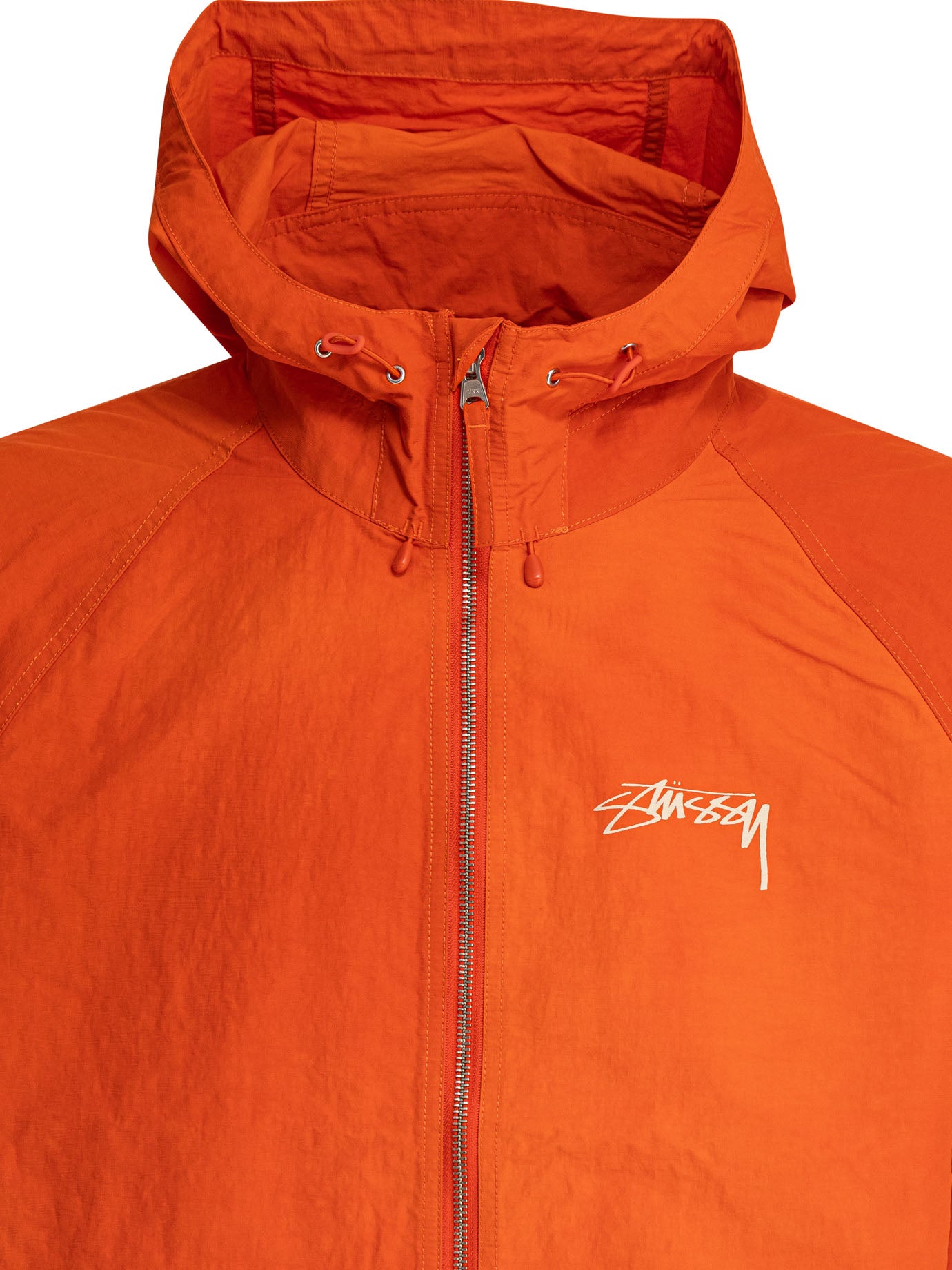 ORANGE NYLON JACKET Stussy