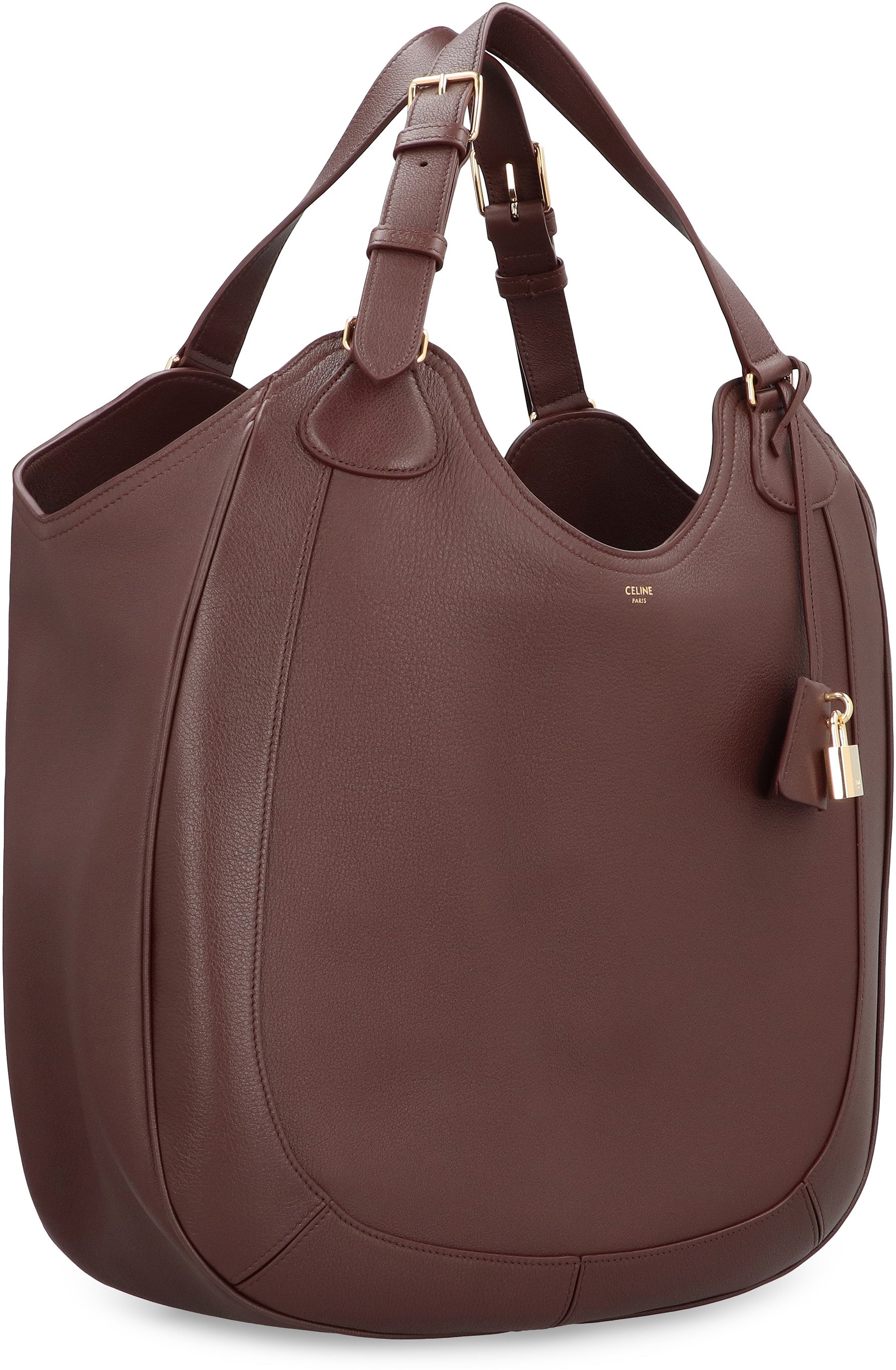 CELINE MEO LEATHER SHOULDER BAG Celine