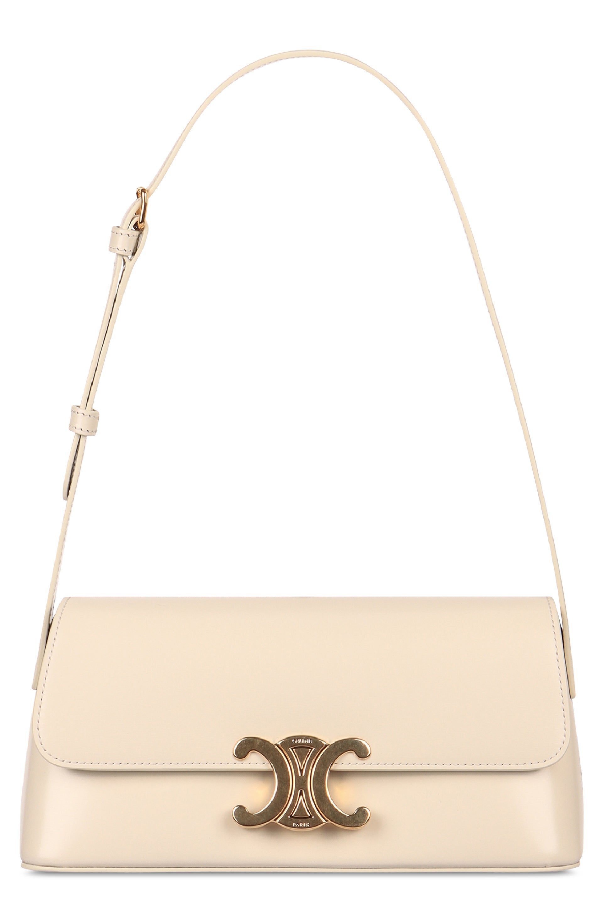 DIANE LEATHER SHOULDER BAG Celine panna TU