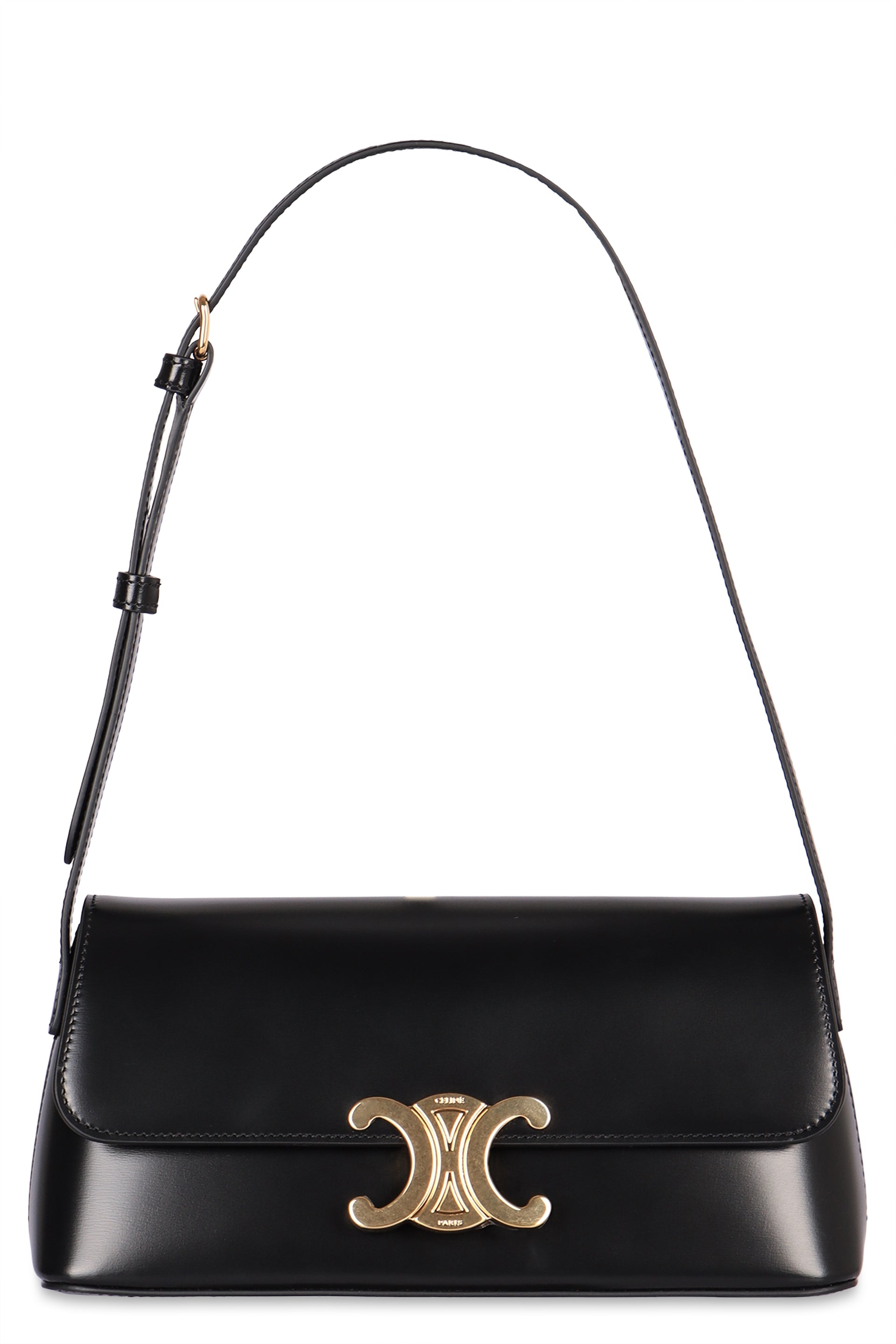 DIANE LEATHER SHOULDER BAG Celine black TU
