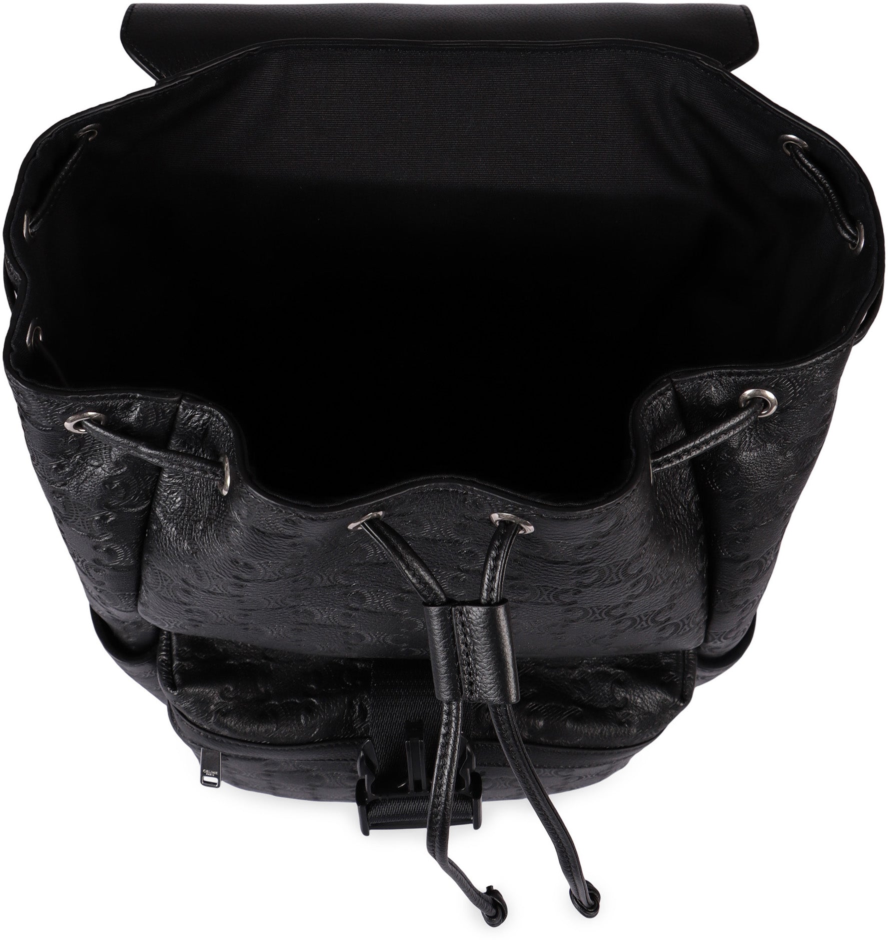 PRINTED LEATHER BACKPACK Celine