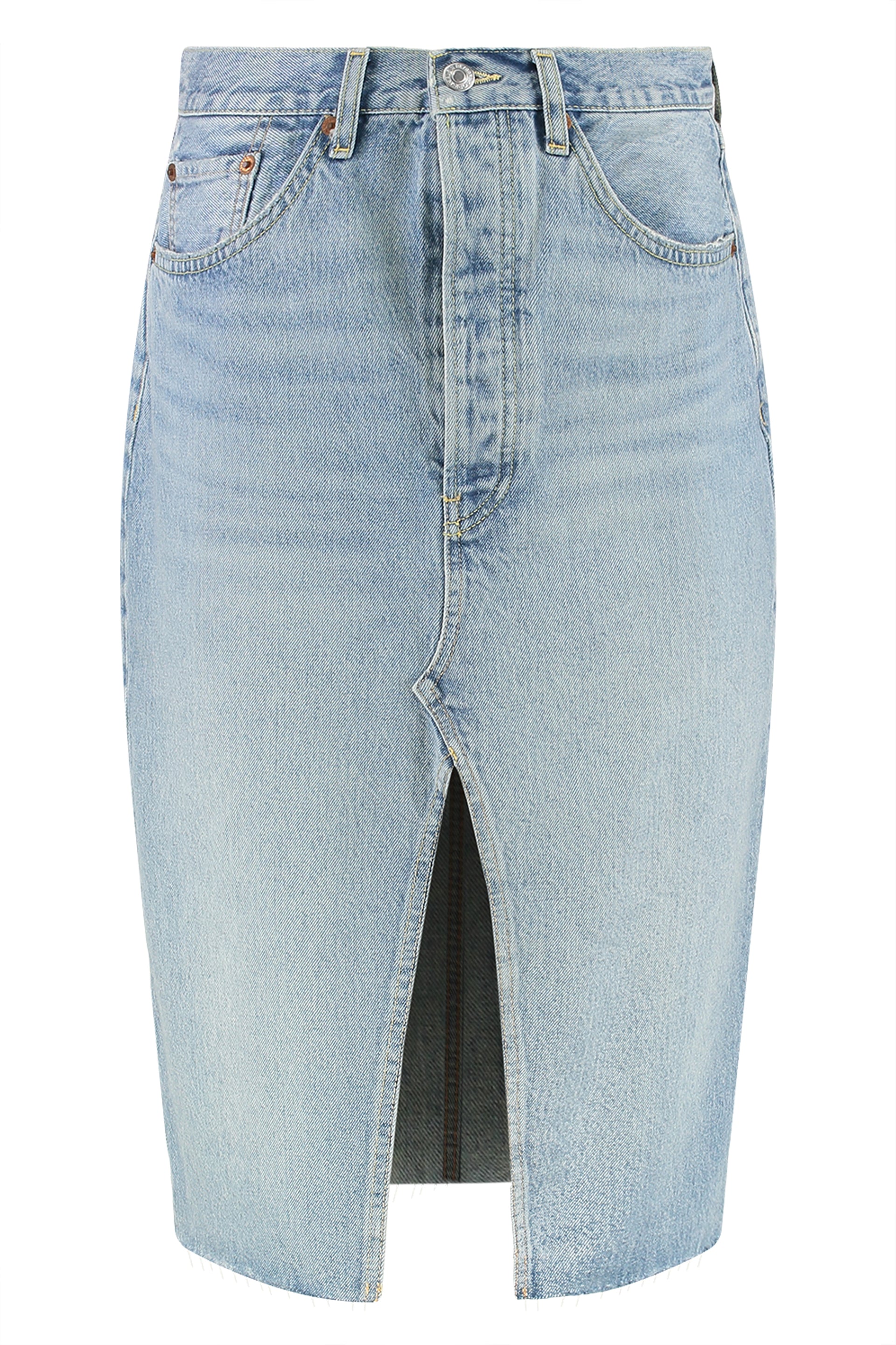 DENIM SKIRT RE/DONE Denim 28