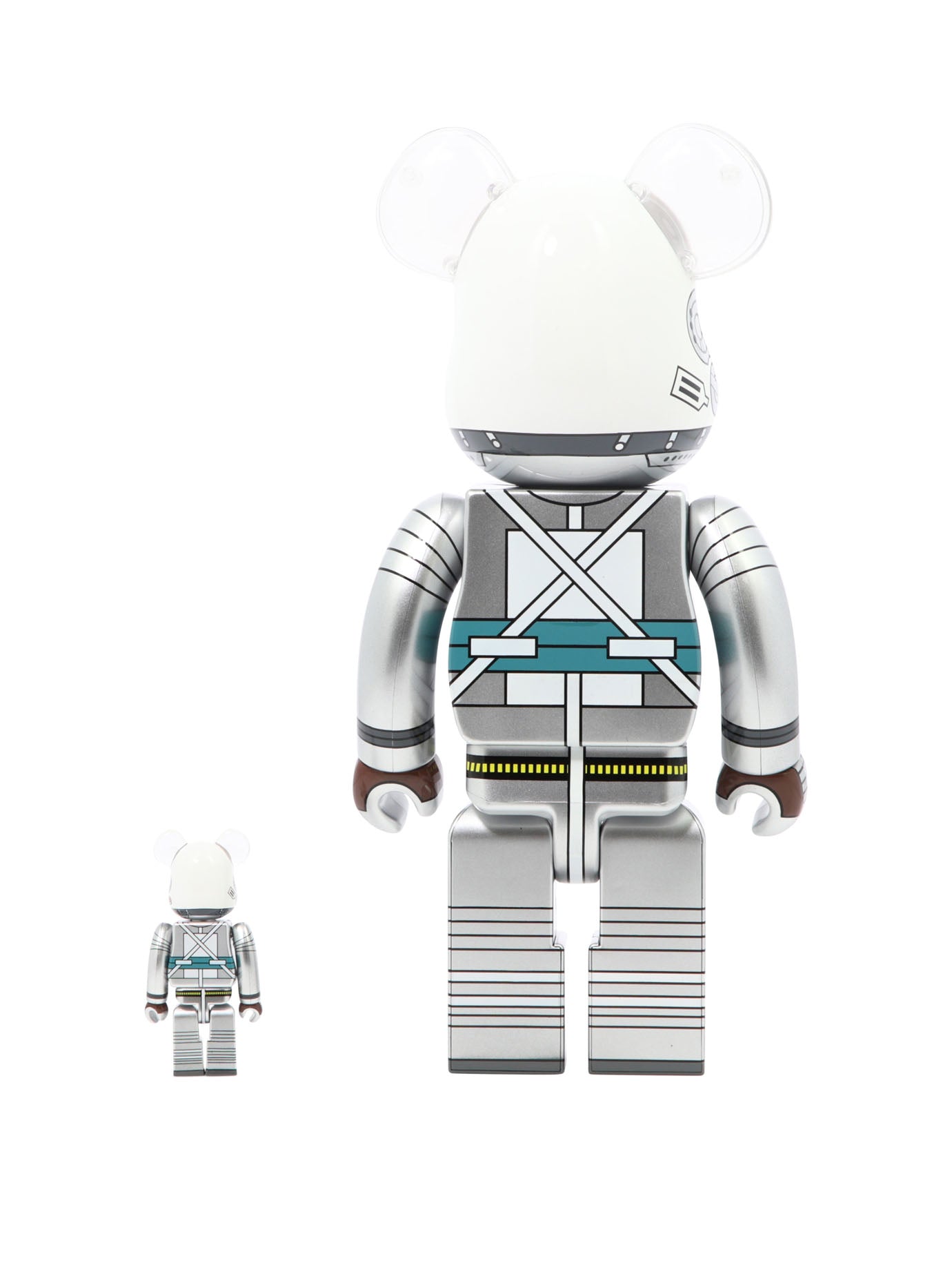 "BE@RBRICK PROJECT MERCURY ASTRONAUT 100%+400%" TOY Medicom Toy