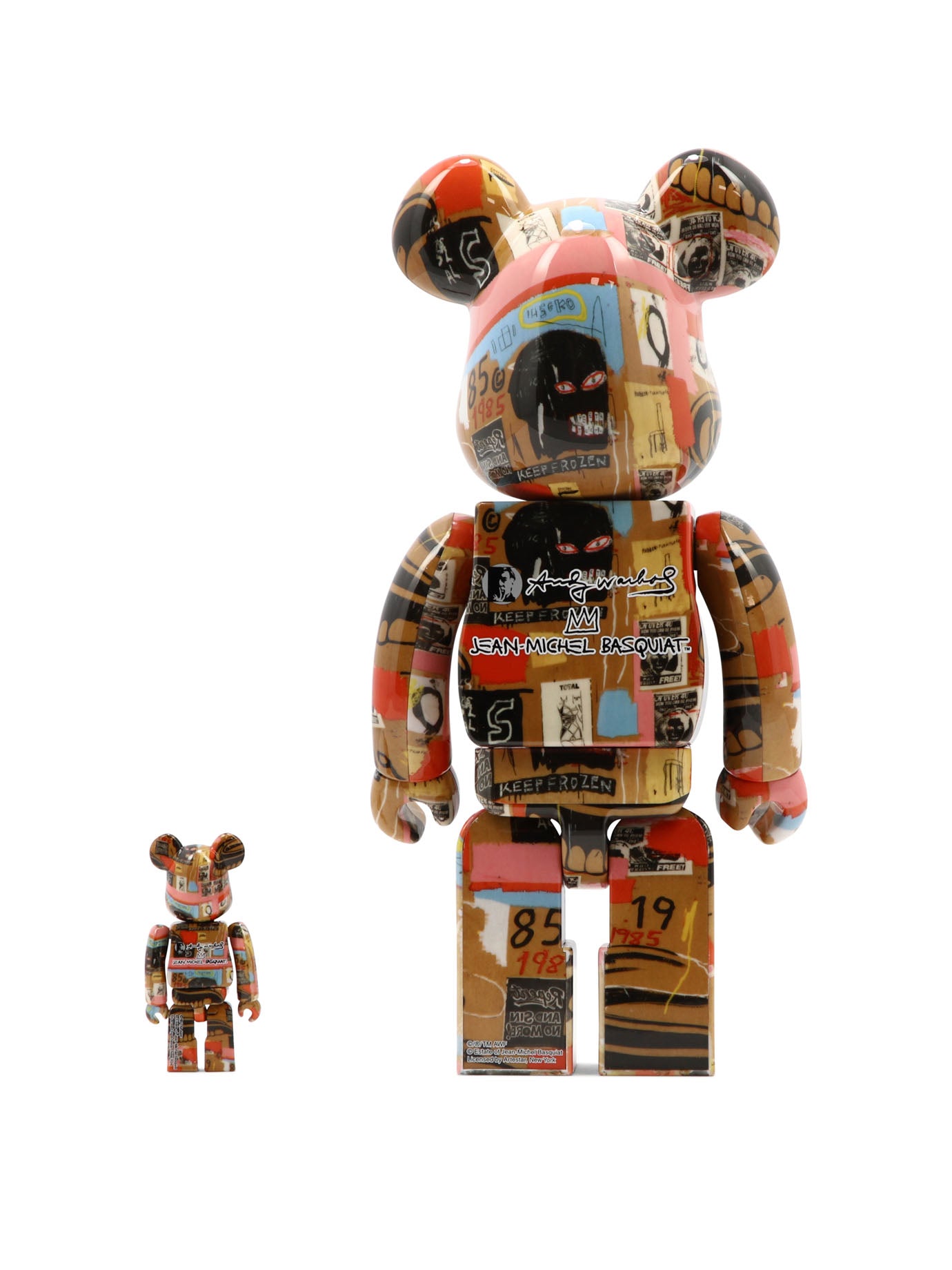 "BE@RBRICK ANDY WARHOL" 100% AND 400% TOY Medicom Toy