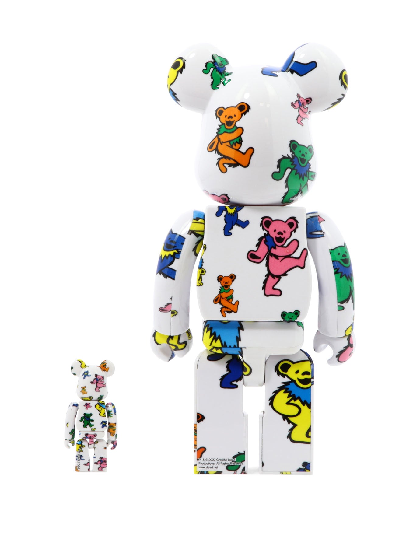 "BE@RBRICK GRATEFUL DEAD DANCING BEAR" 100% AND 400% TOY Medicom Toy