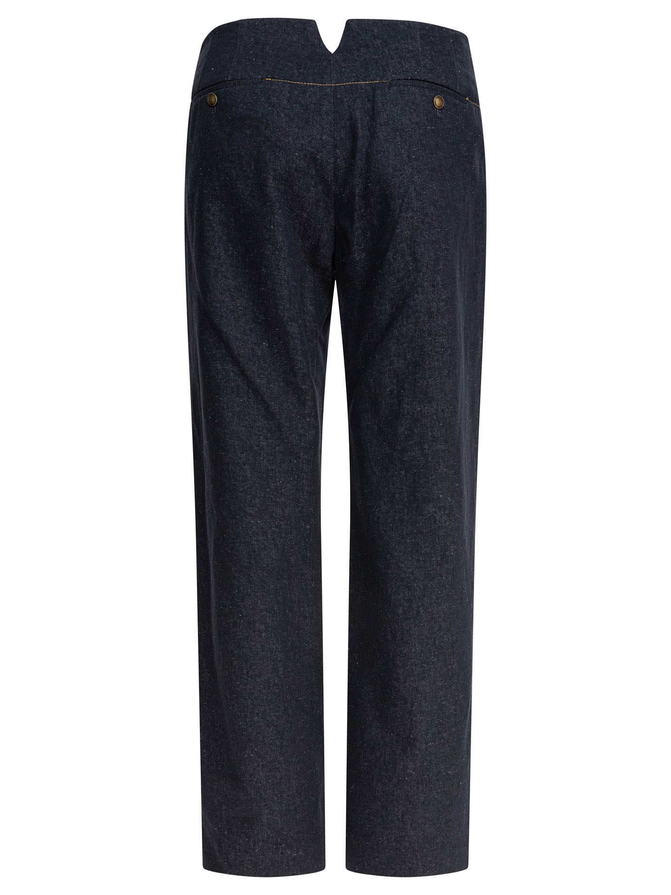 BLUE VISCOSE TROUSERS Ines de la Fressange