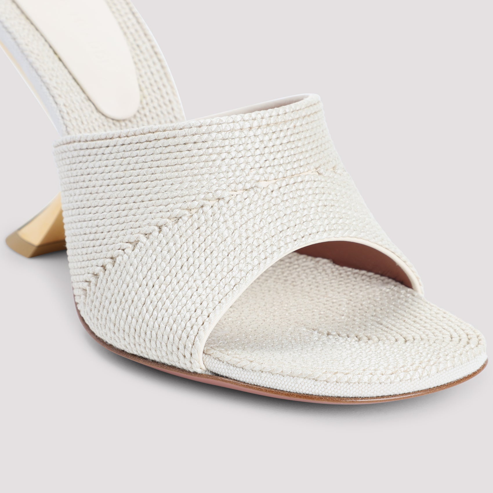 TAYLOR WOVEN SLIPPER 90 Amina Muaddi