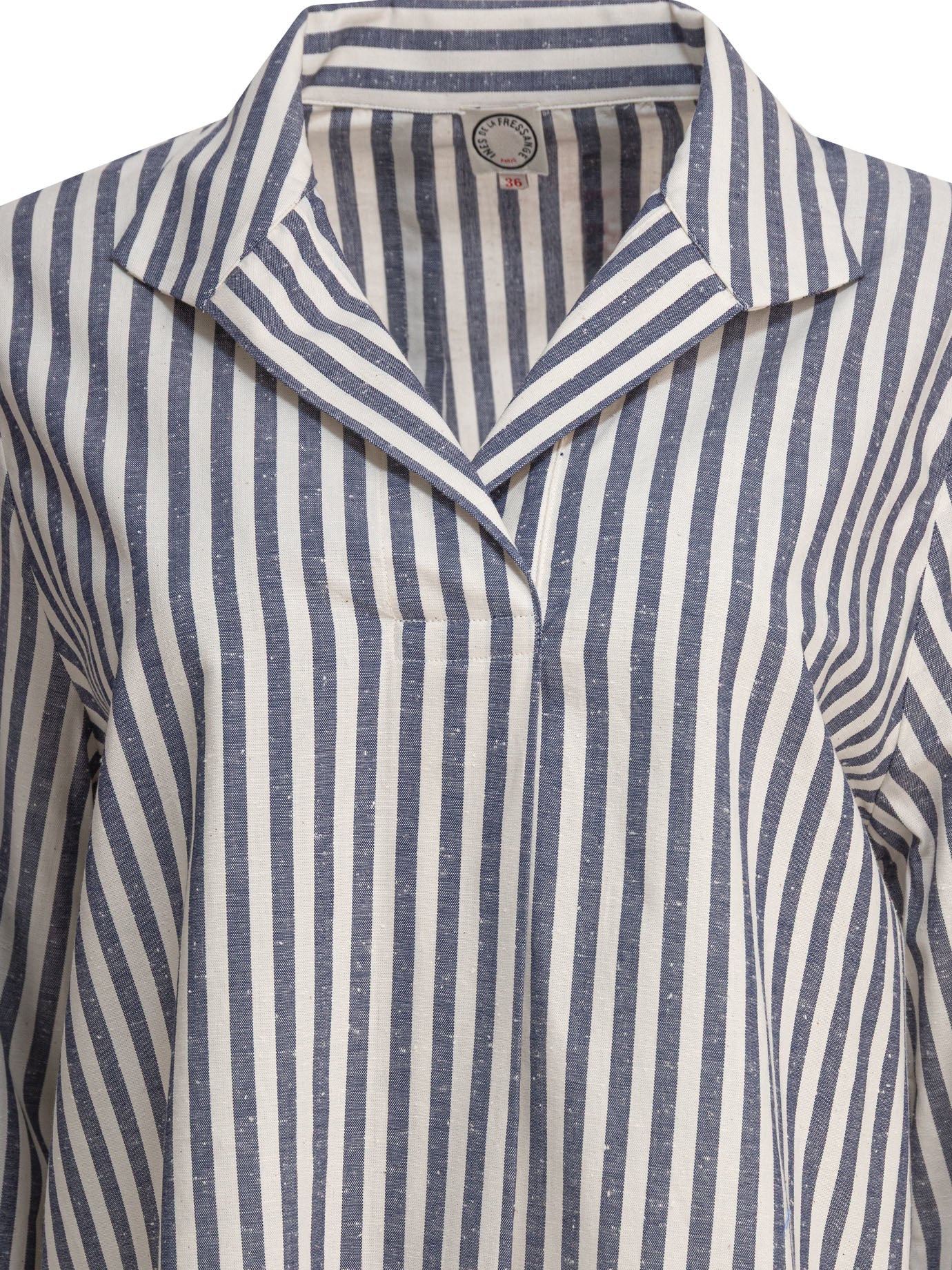 BLUE COTTON SHIRT Ines de la Fressange