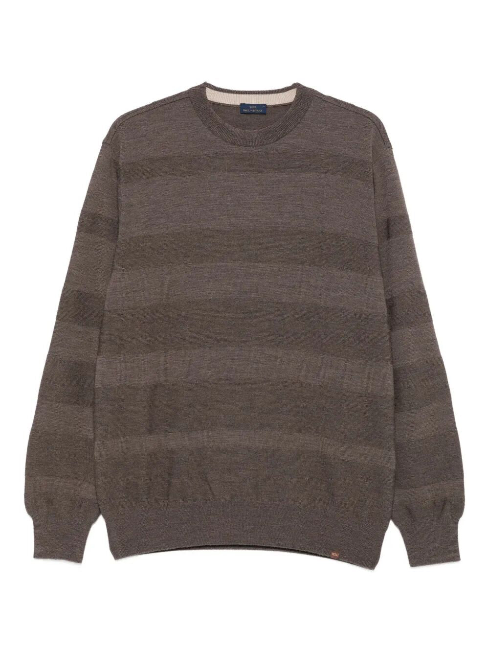 STRIPED WOOL SWEATER Paul & Shark BROWN M