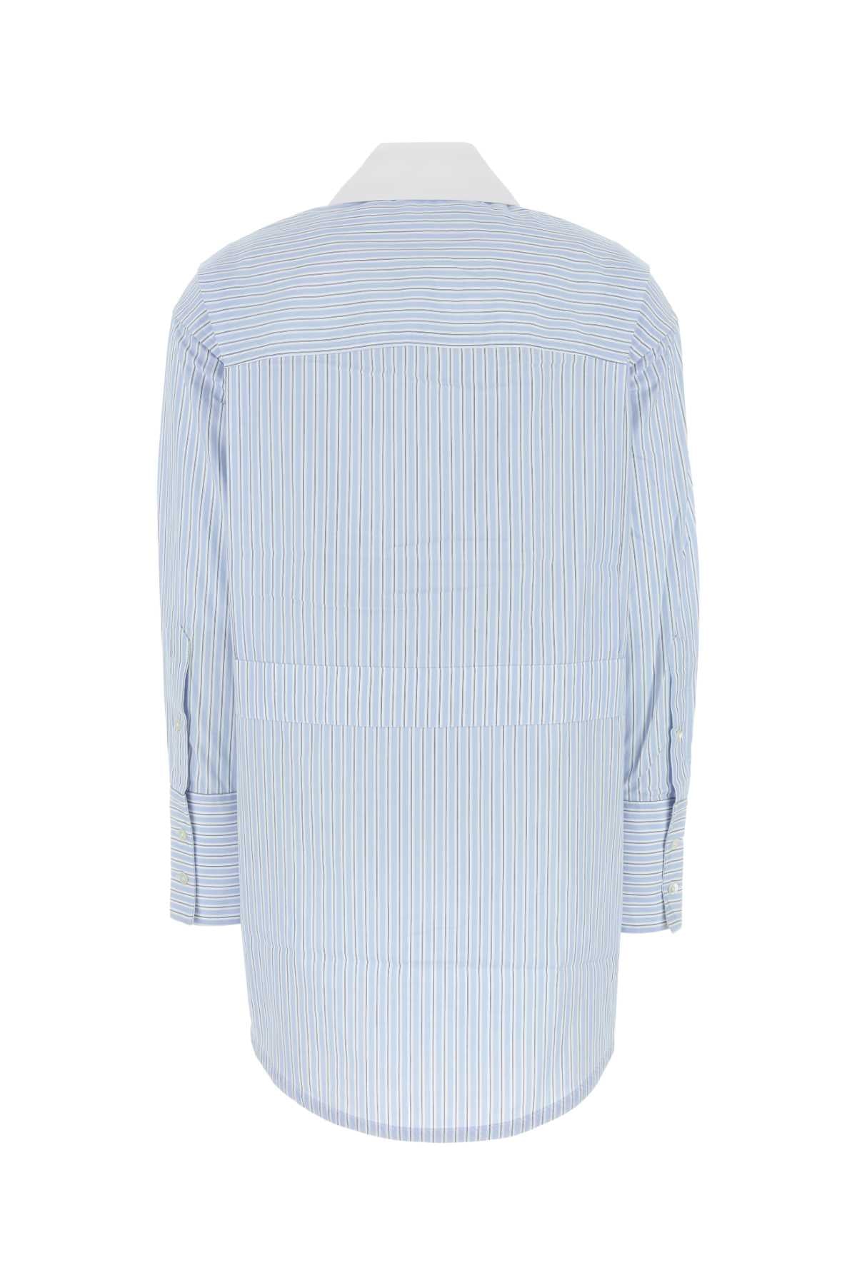 EMBROIDERED POPLIN OVERSIZE SHIRT Co