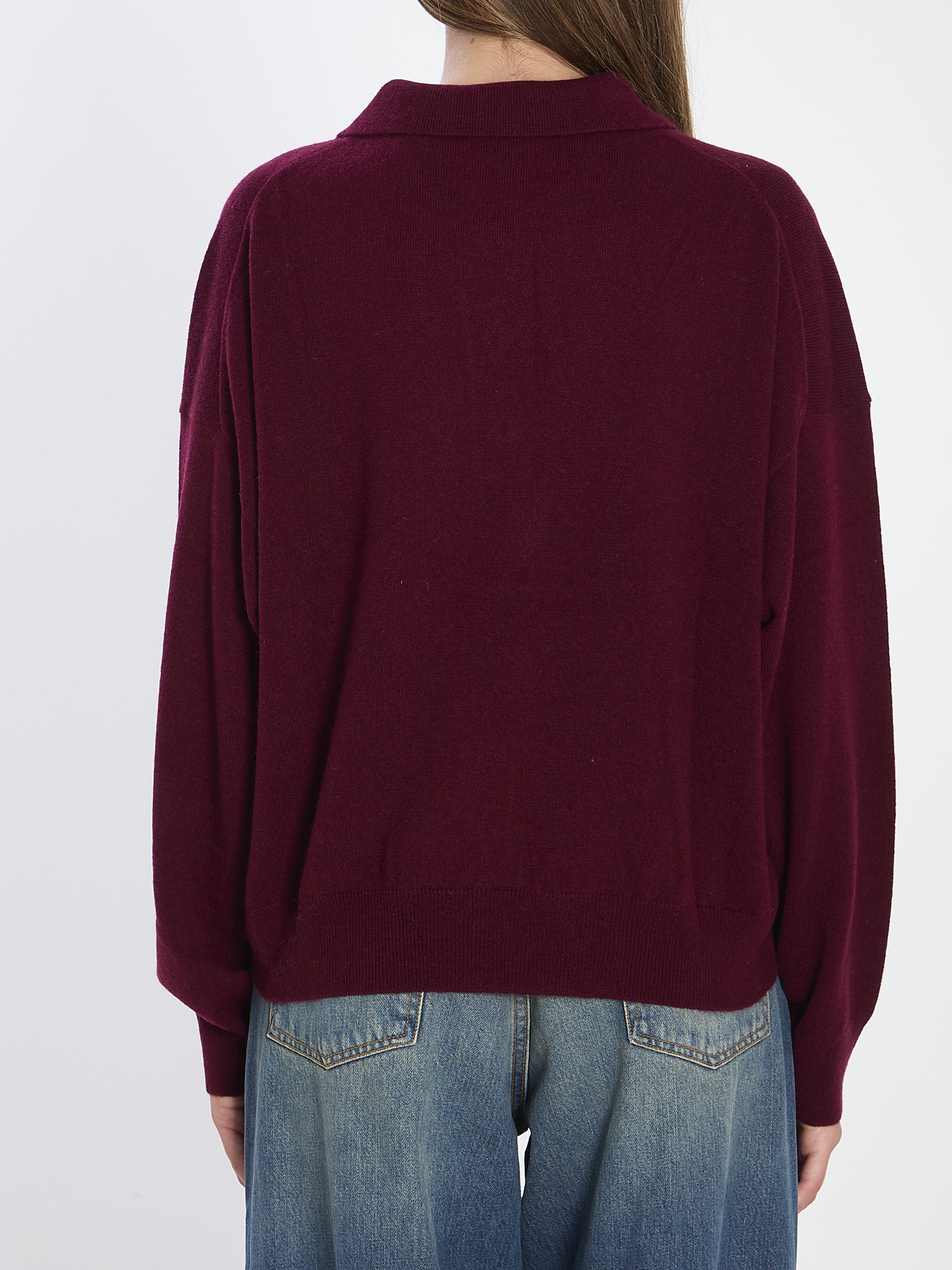 WOOL AND CASHMERE POLO SHIRT Allude