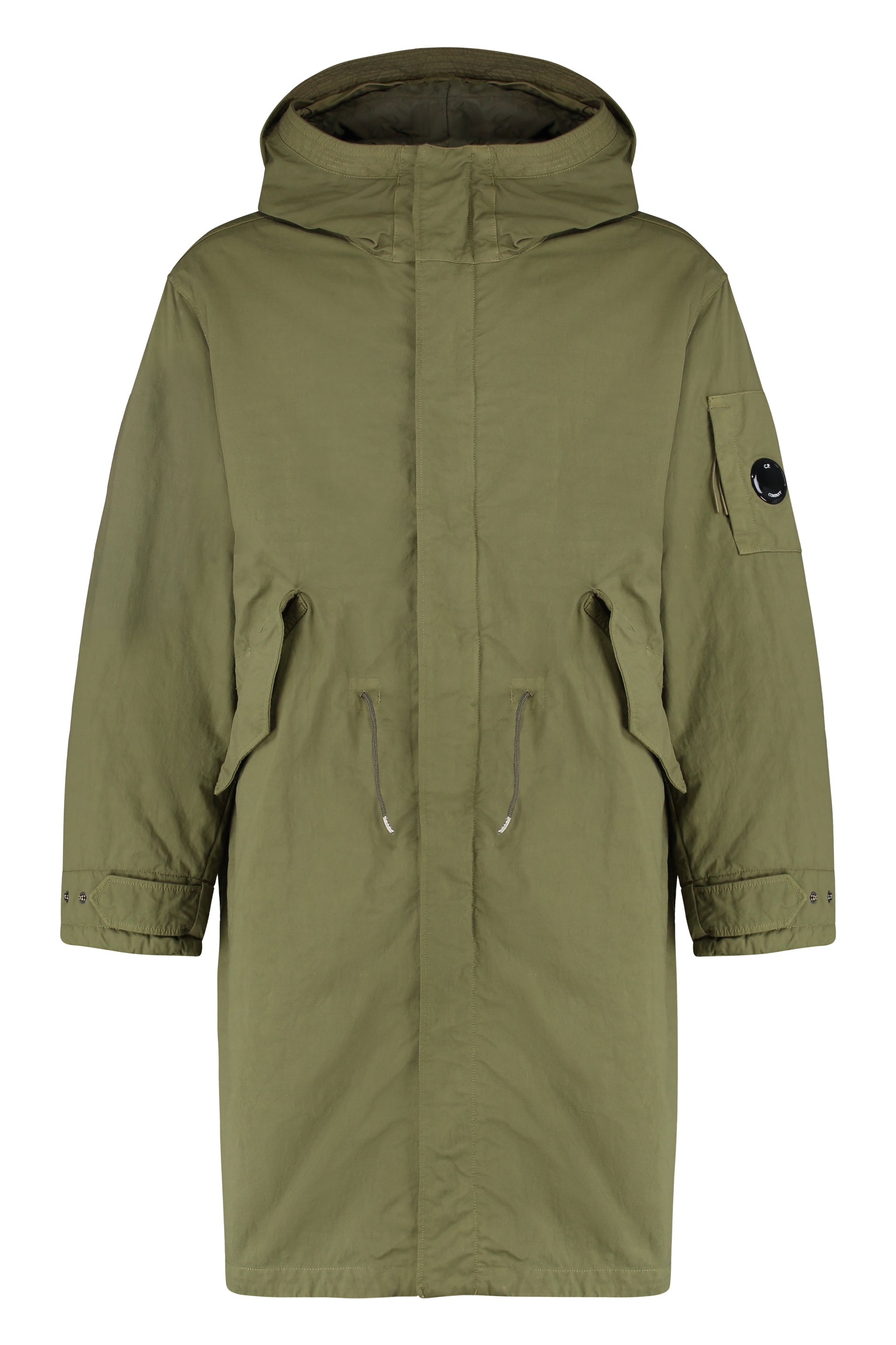 HOODED COTTON PARKA C.P.COMPANY green M