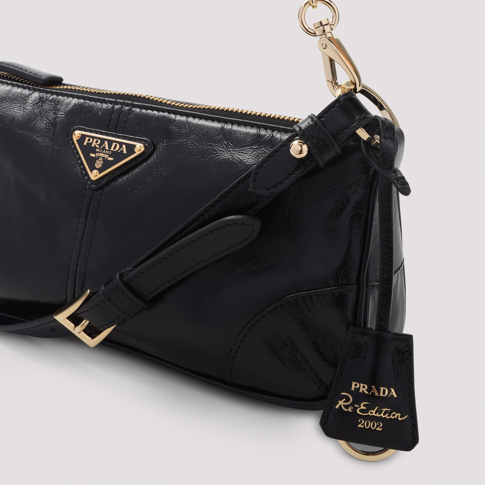PRADA RE-EDITION 2002 LEATHER SHOULDER BAG Prada