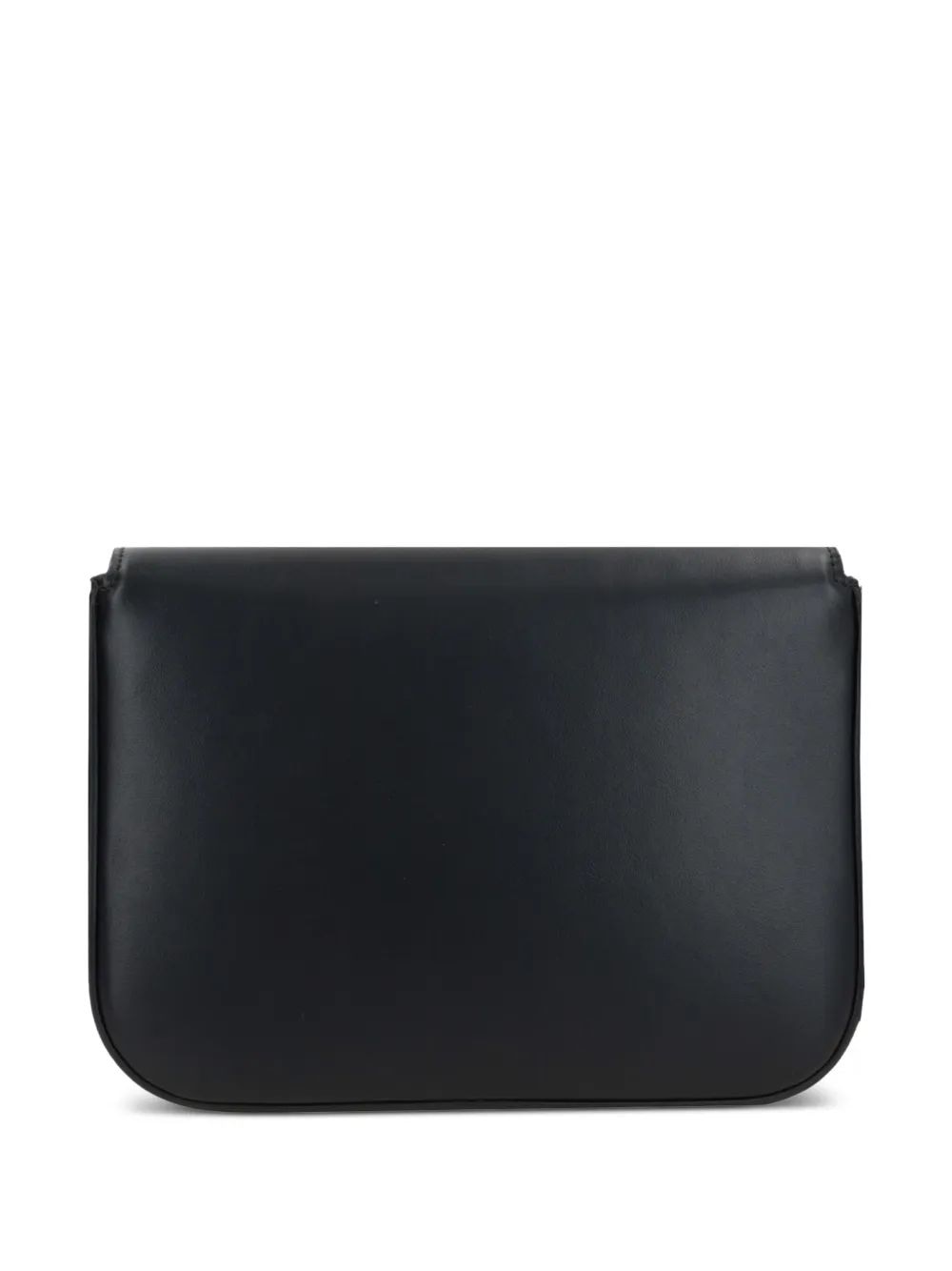 BLACK LEATHER CROSSBODY BAG Prada