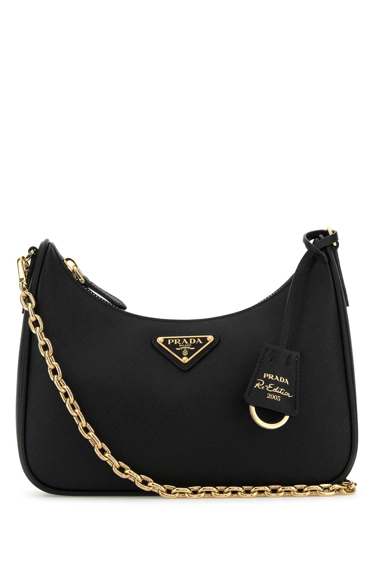 PRADA RE-EDITION 2005 LEATHER MINI HANDBAG Prada black TU