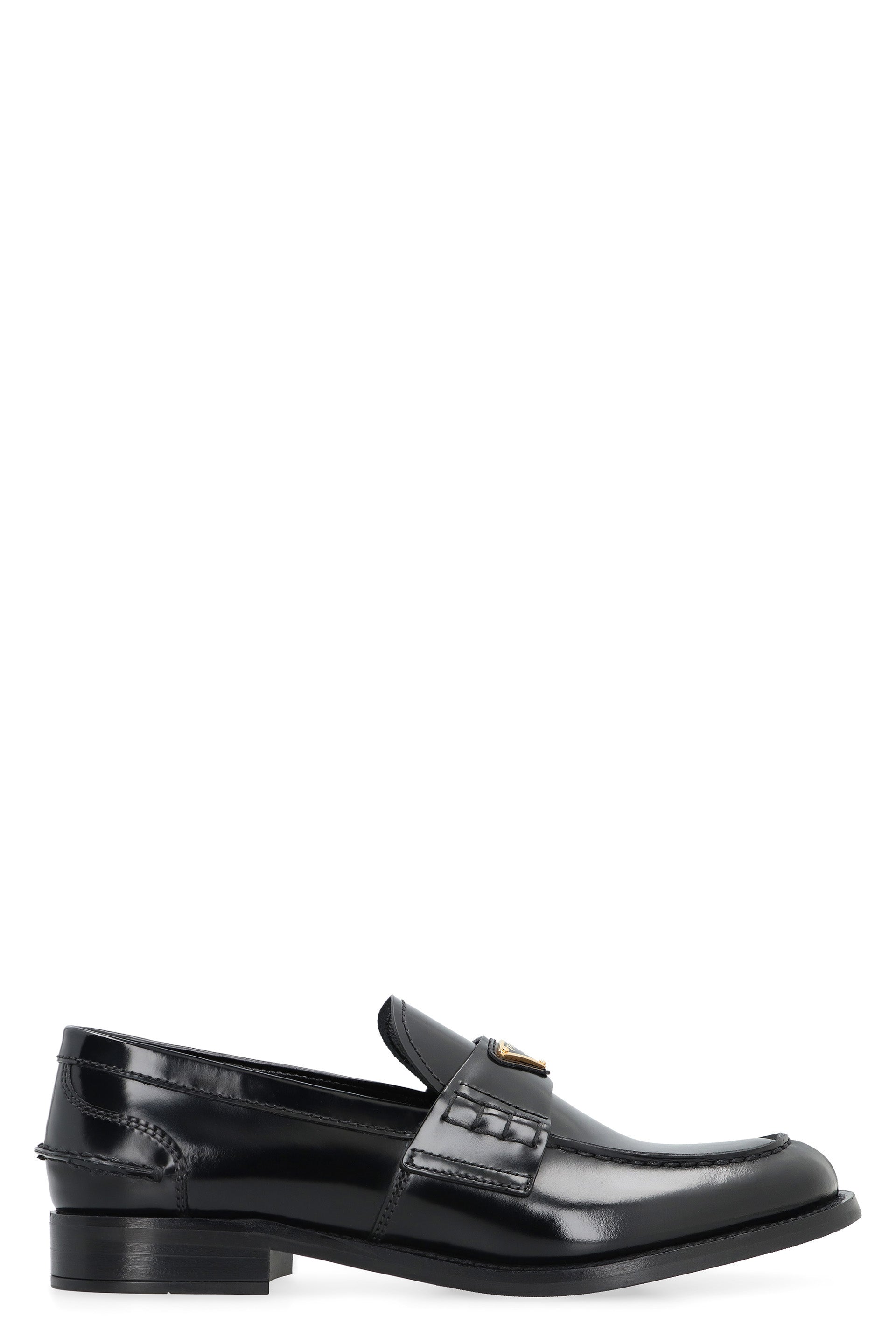 LEATHER LOAFERS Prada black 36