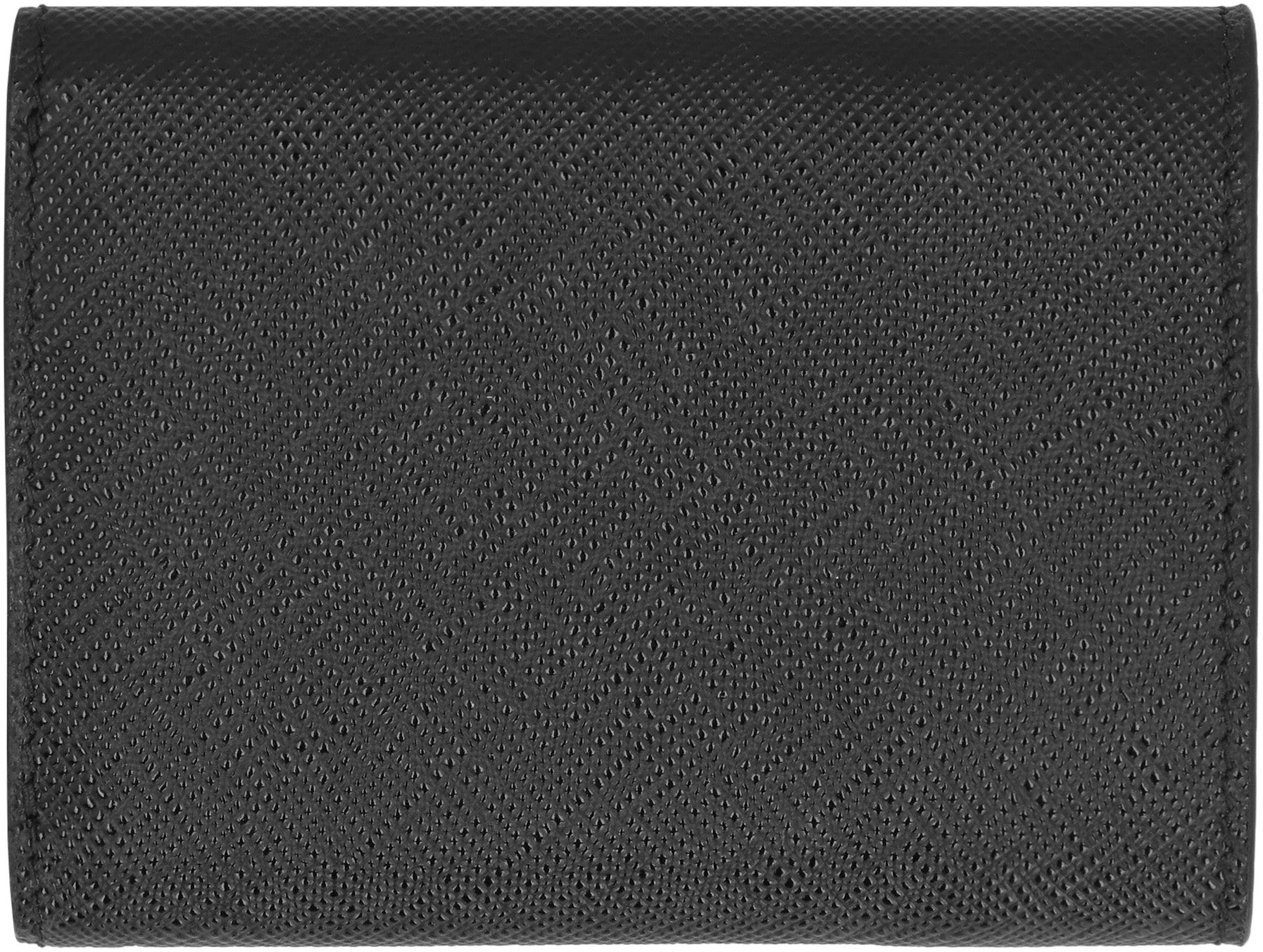 BLACK LEATHER WALLET Prada