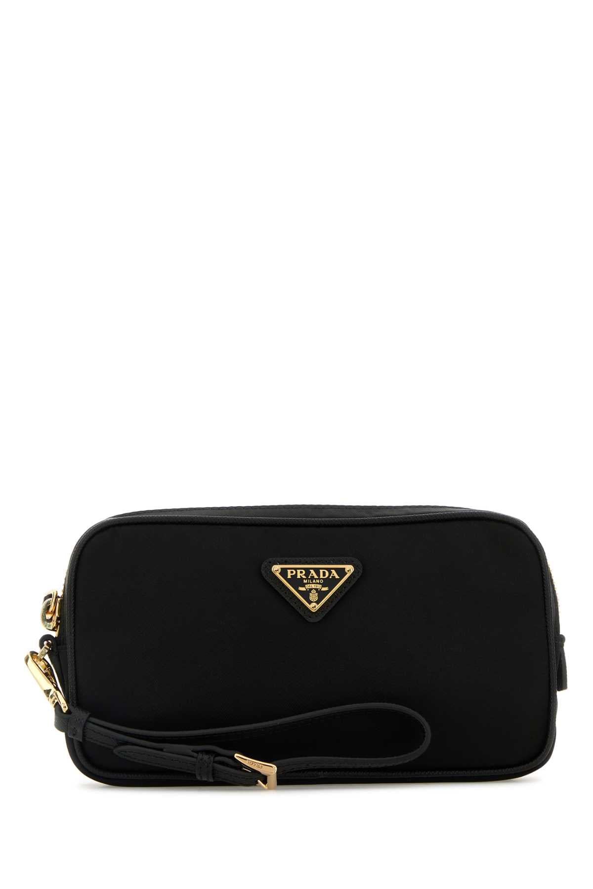 BLACK NYLON BEAUTY CASE Prada BLACK TU