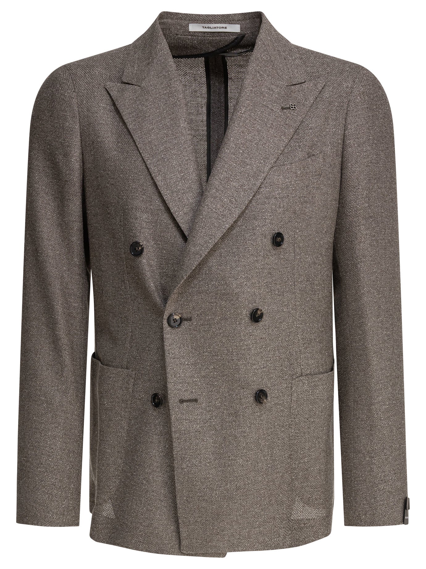 BROWN WOOL JACKET Tagliatore BROWN 50