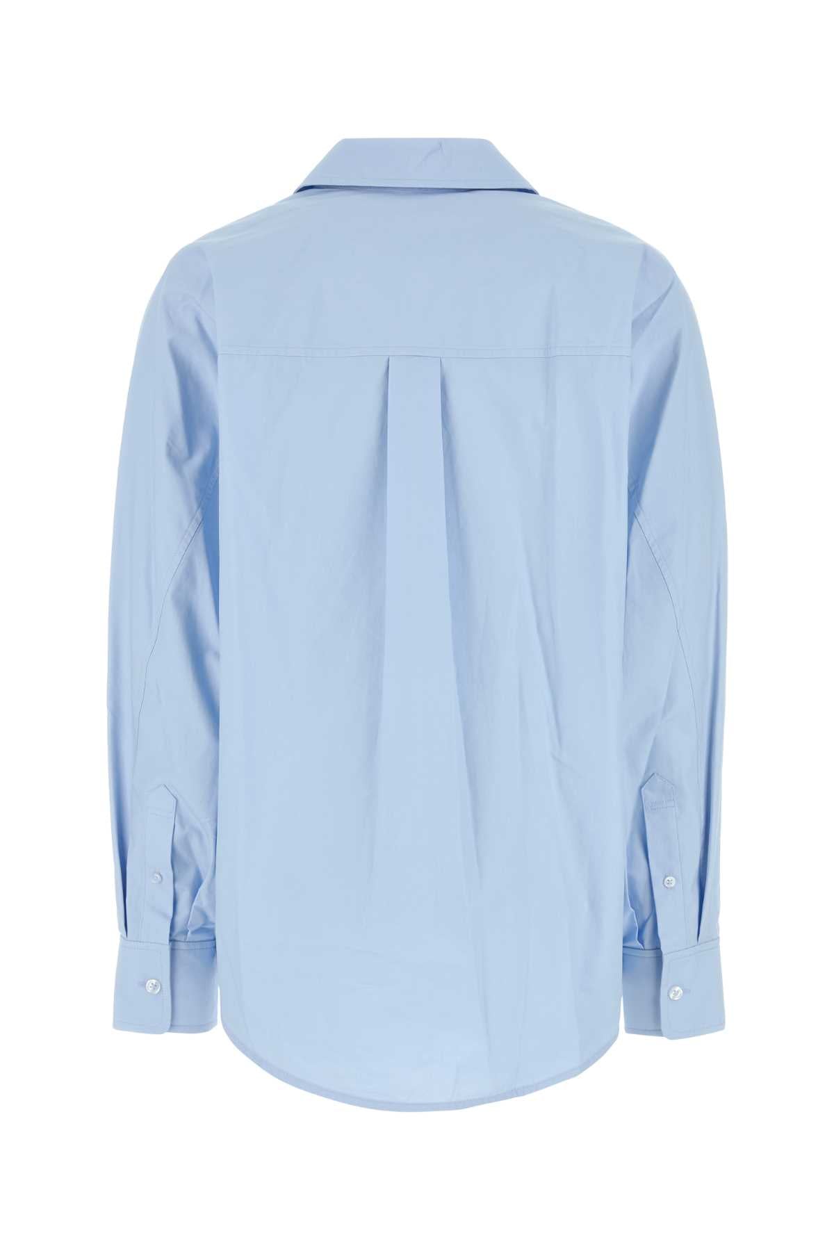 LIGHT BLUE POPLIN OVERSIZE SHIRT Alexander wang