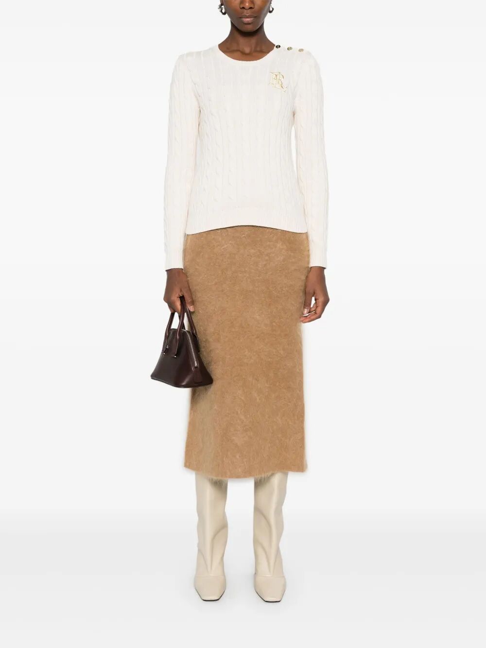 "MONTIVA" LONG SLEEVE PULLOVER Lauren Ralph Lauren