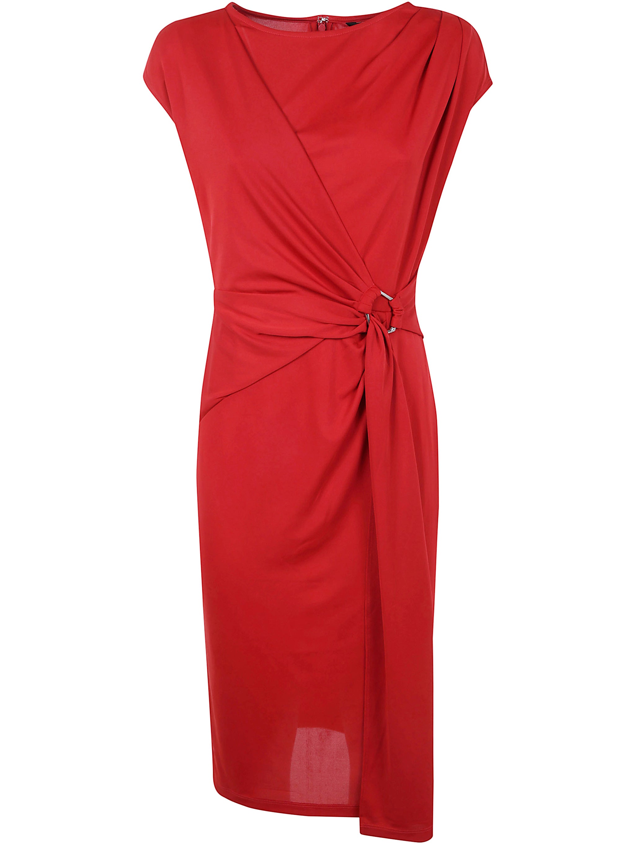 "GERVAS" SHORT SLEEVE DAY DRESS Lauren Ralph Lauren RED 2