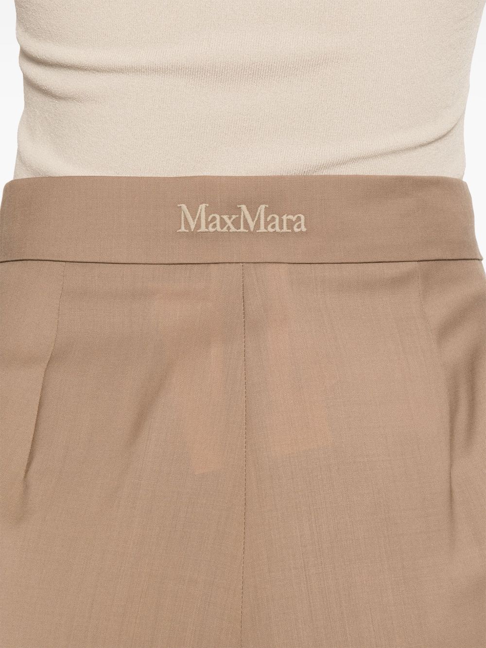 BROWN CLOTHING TROUSERS Max Mara