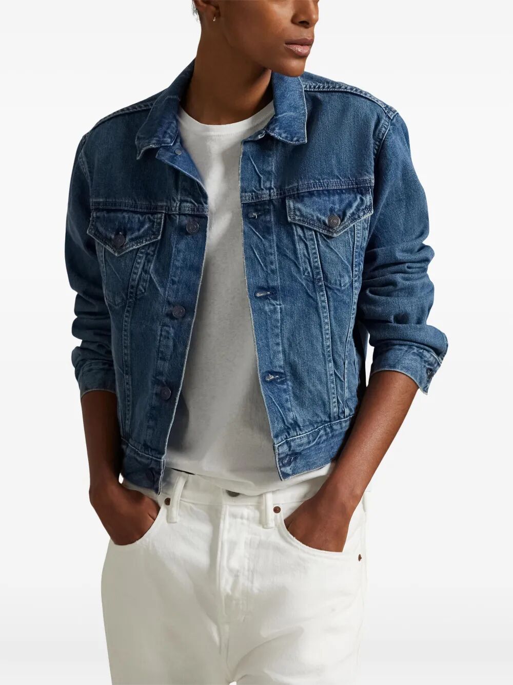 DENIM JACKET WITH BUTTON CLOSURE Polo Ralph Lauren