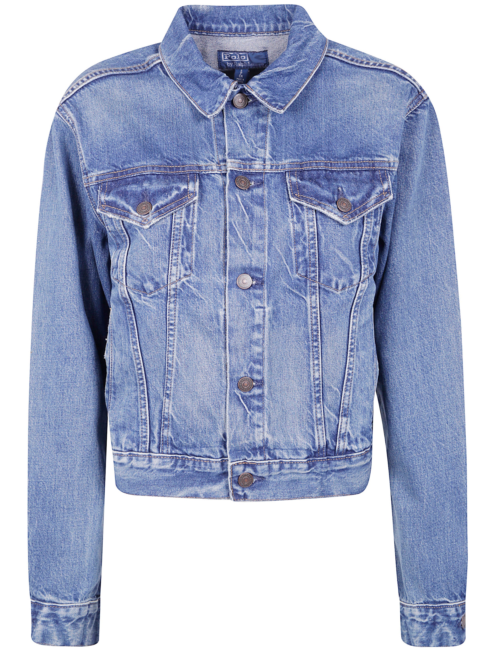 DENIM JACKET WITH BUTTON CLOSURE Polo Ralph Lauren
