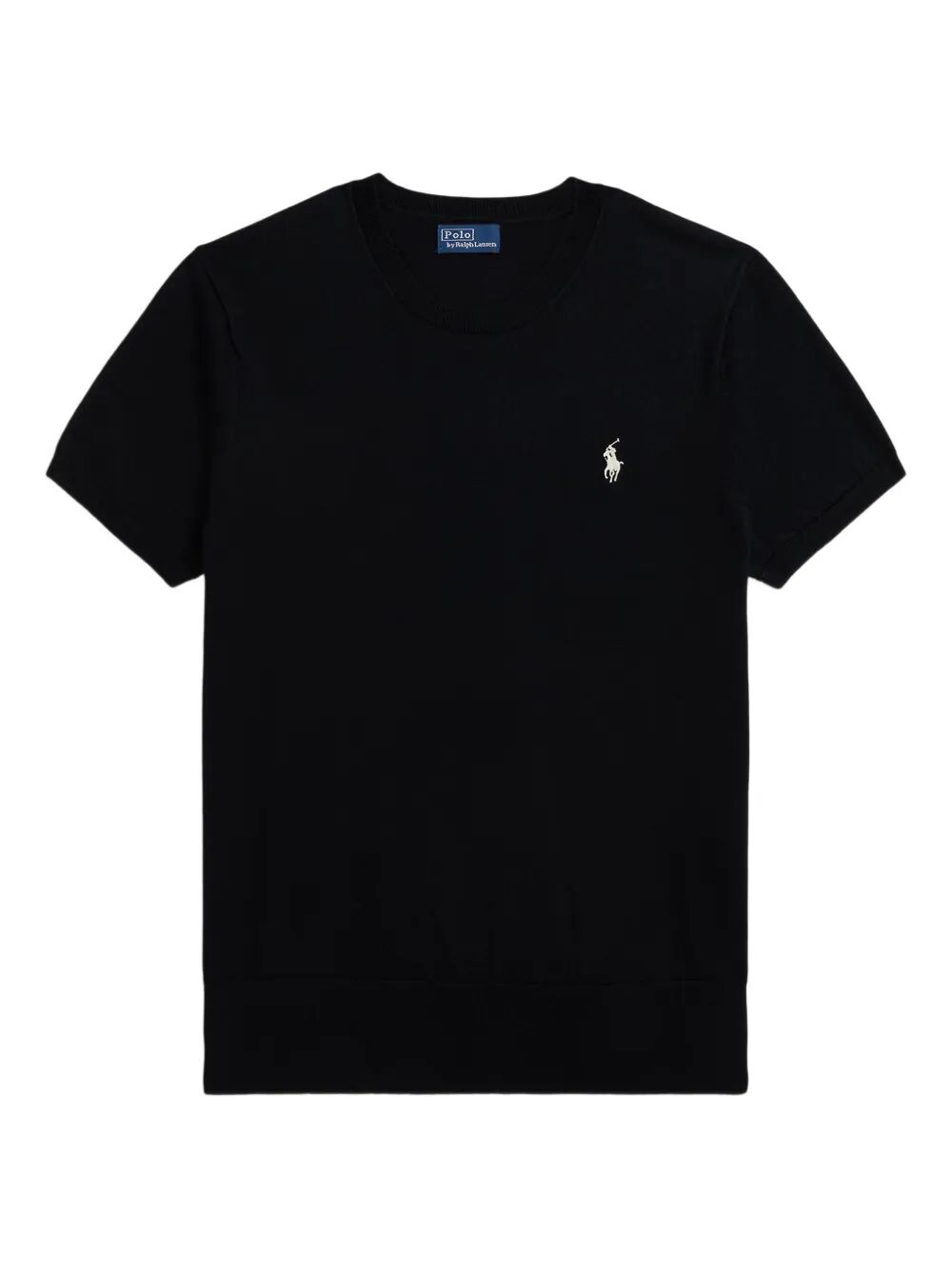 "SWEATER PULLOVER" SHORT SLEEVE Polo Ralph Lauren BLACK XS