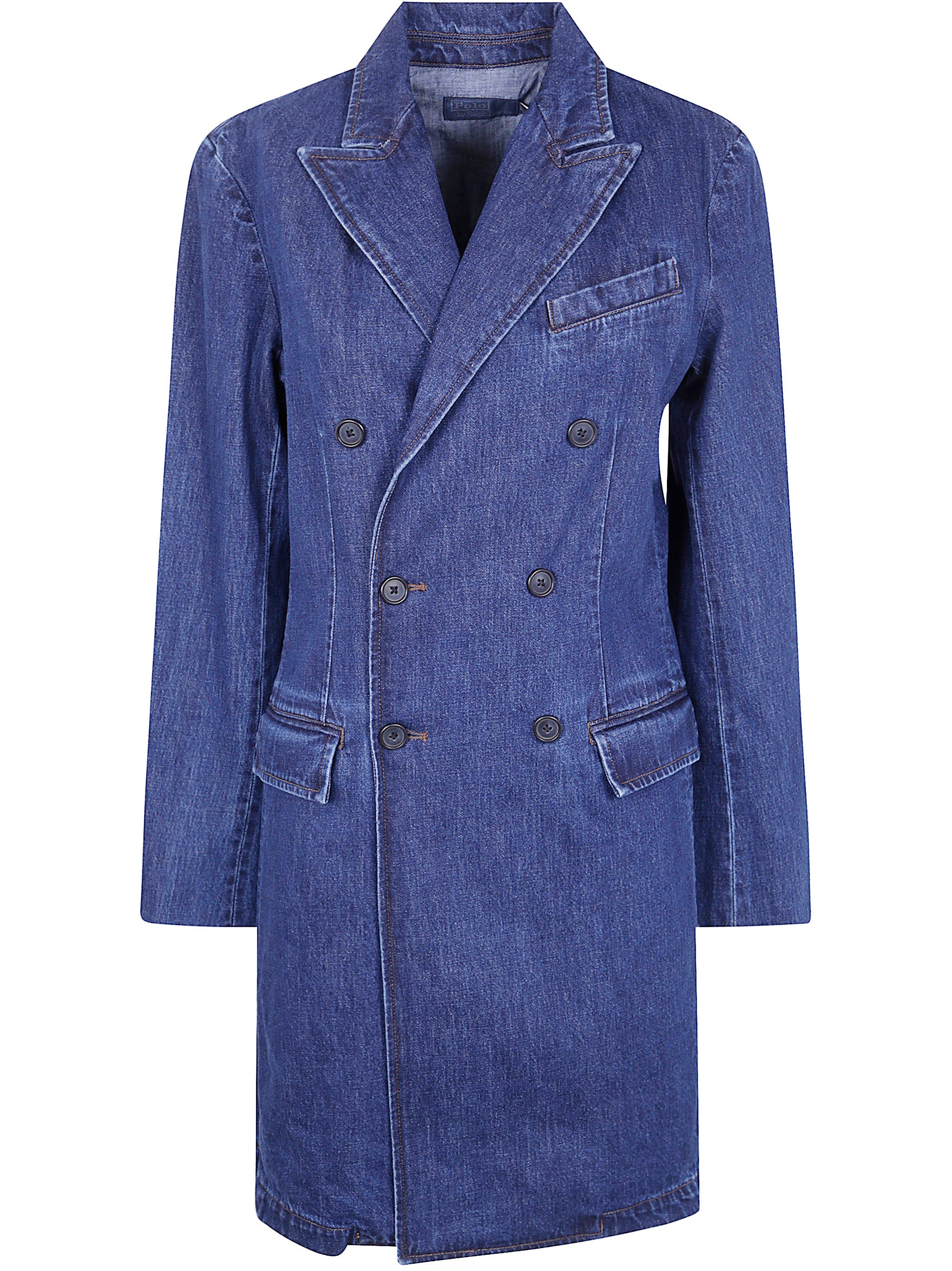 DENIM DOUBLE BREASTED COAT Polo Ralph Lauren