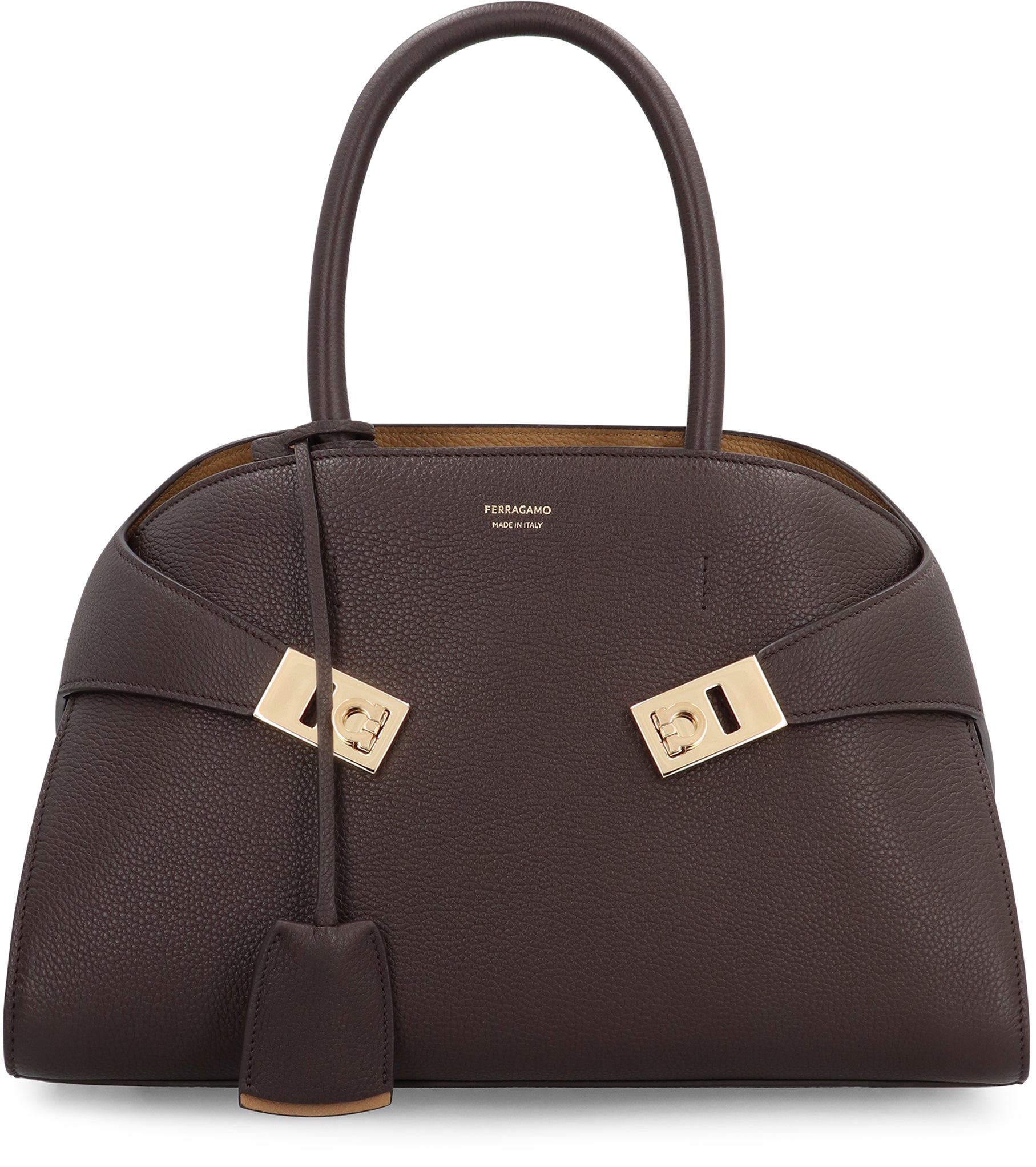 HUG S LEATHER HANDBAG Ferragamo