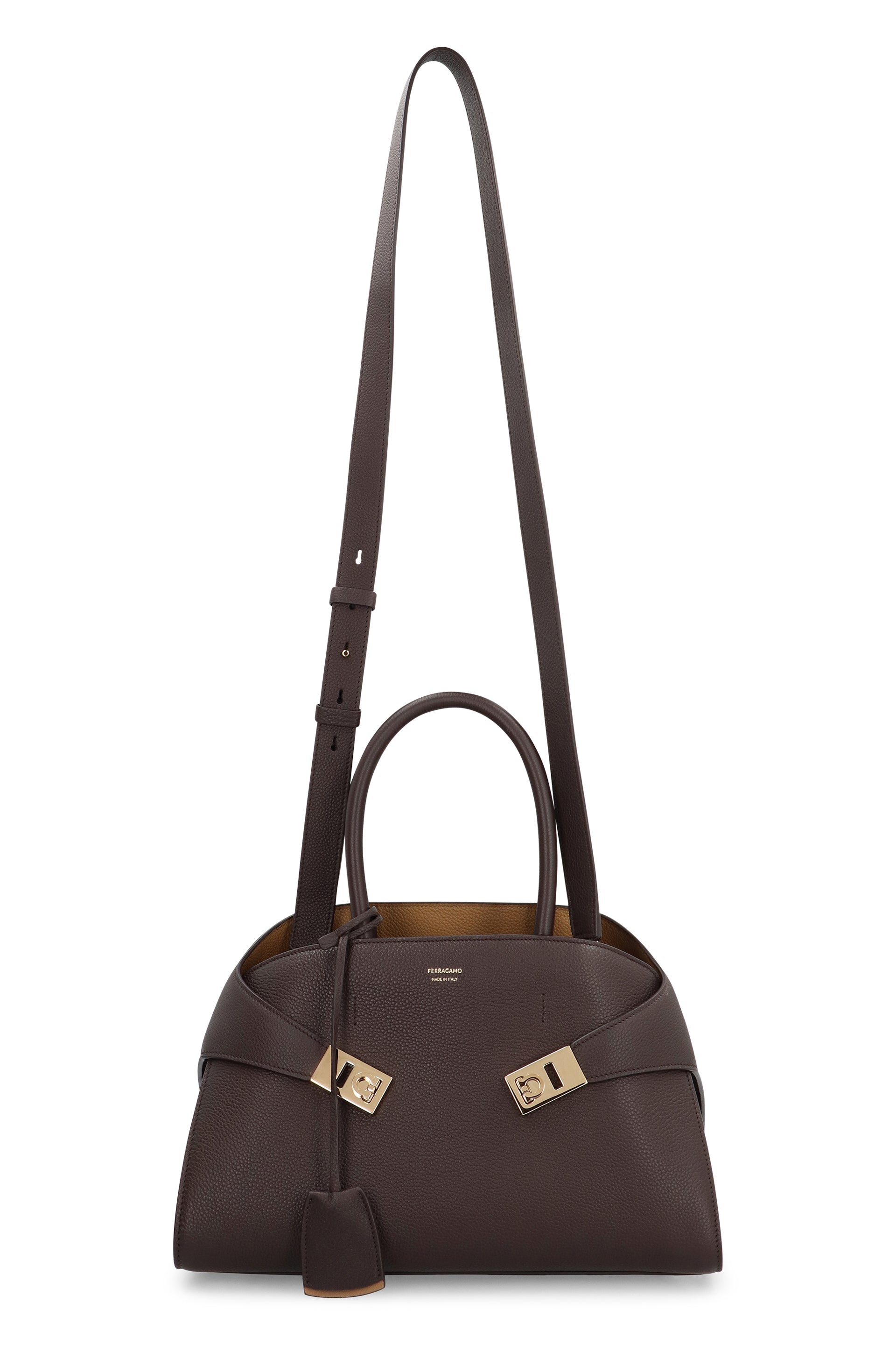 HUG S LEATHER HANDBAG Ferragamo