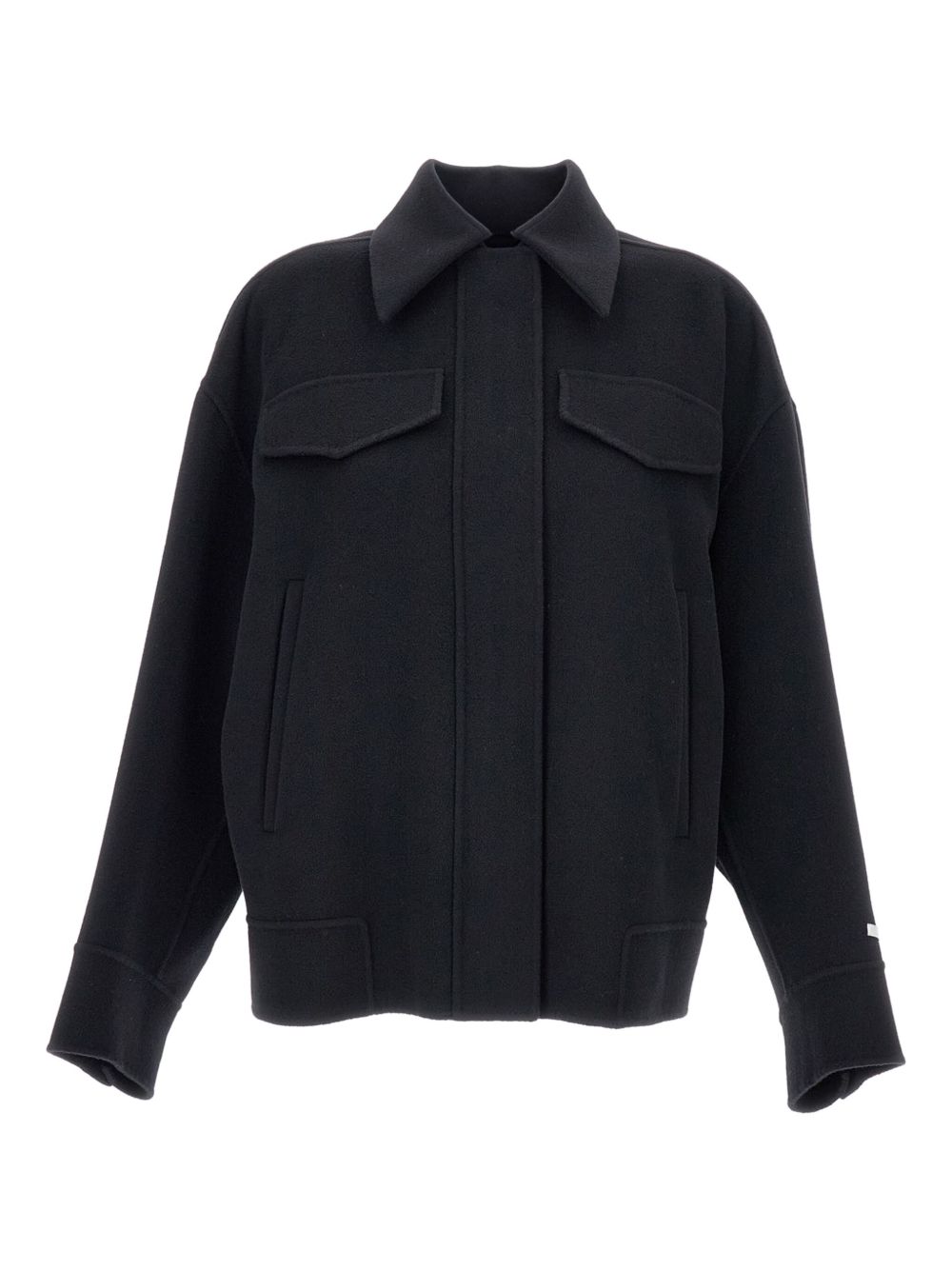 WOOL COAT MAX MARA SPORTMAX BLACK 38