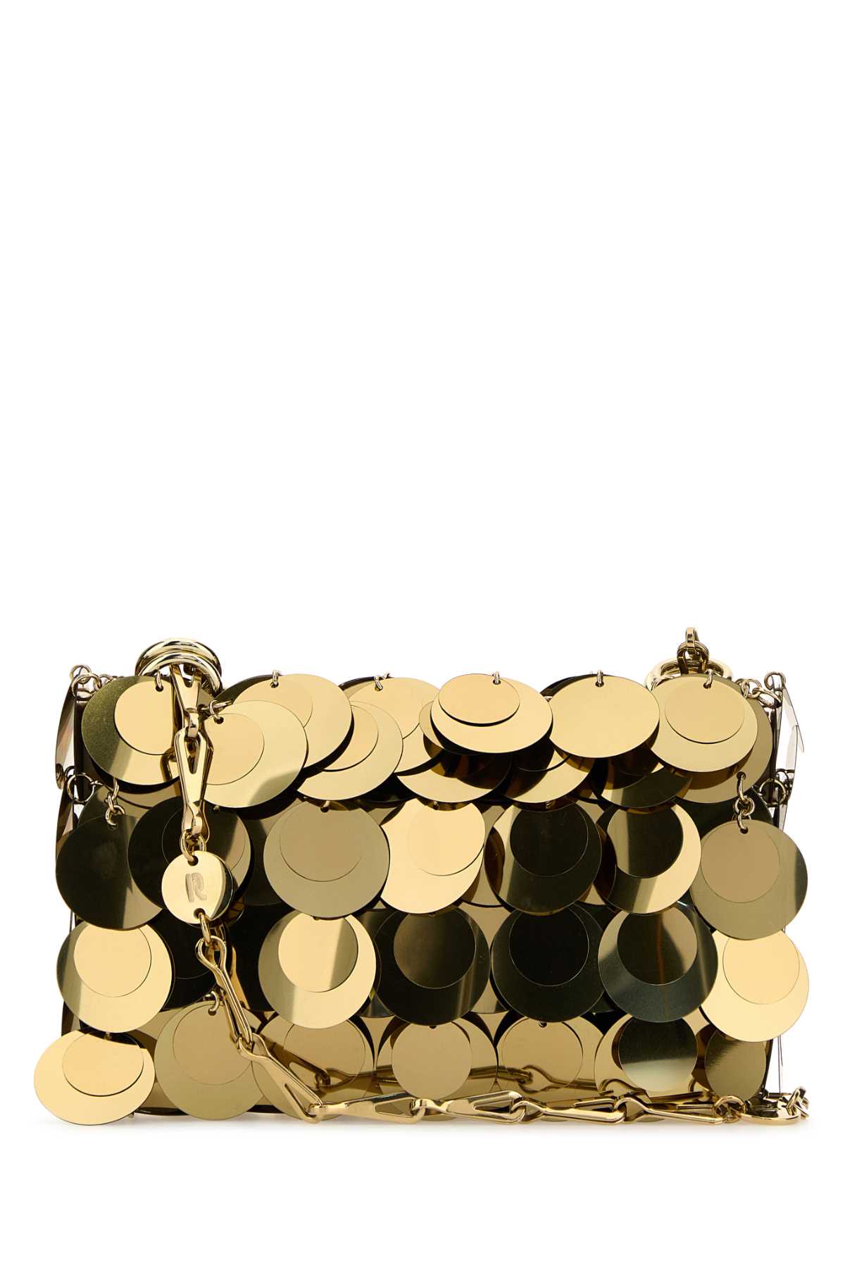 GOLD MAXI SEQUINS NANO SHOULDER BAG Paco Rabanne GOLD TU