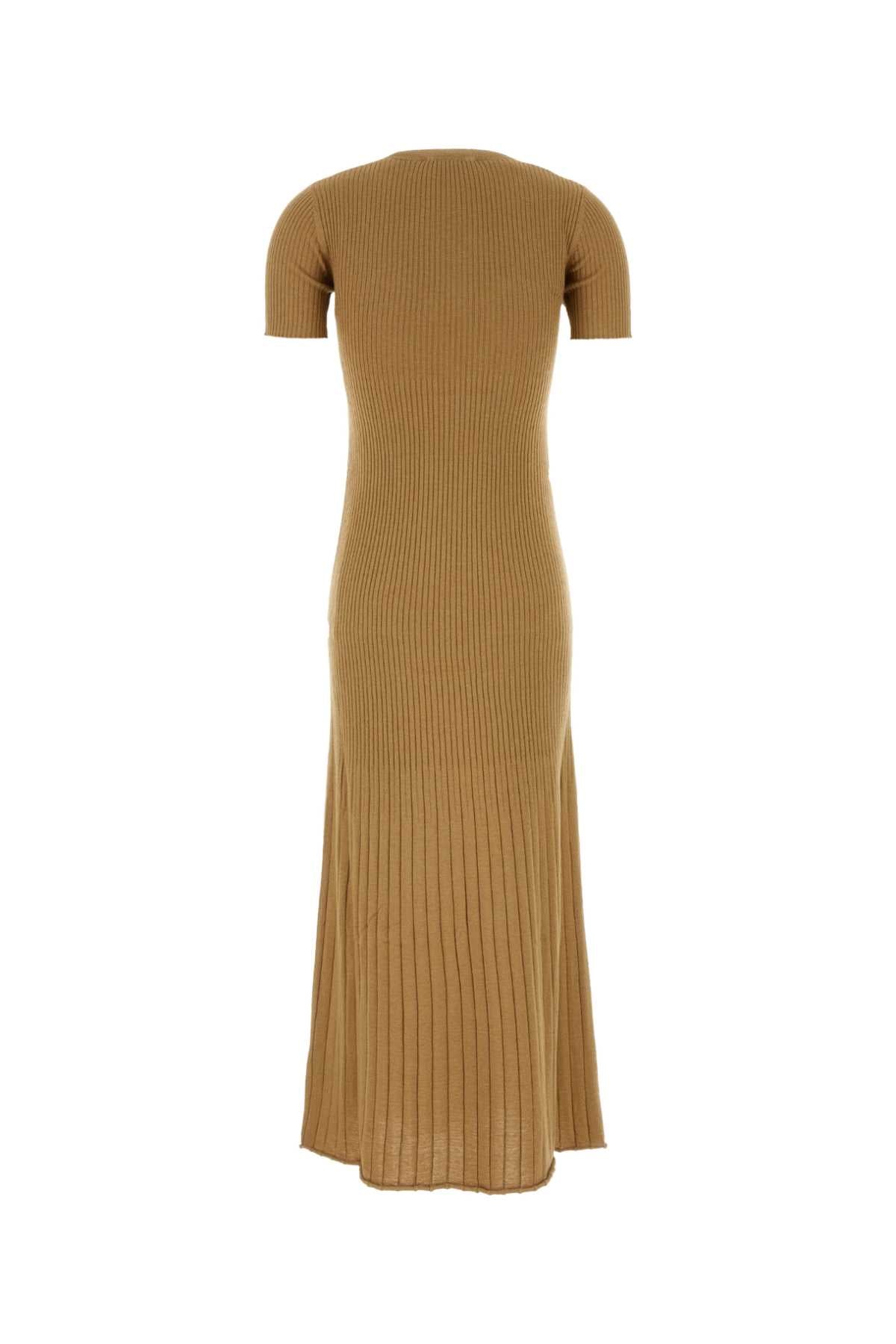 CAMEL SILK BLEND EUROPA DRESS Max Mara CAMEL XS