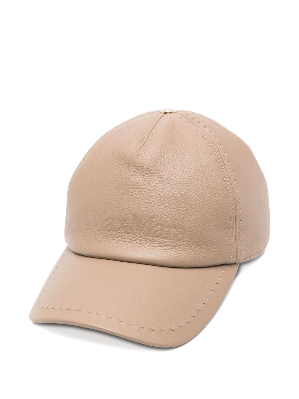 LEATHER BASEBALL HAT Max Mara BEIGE 57