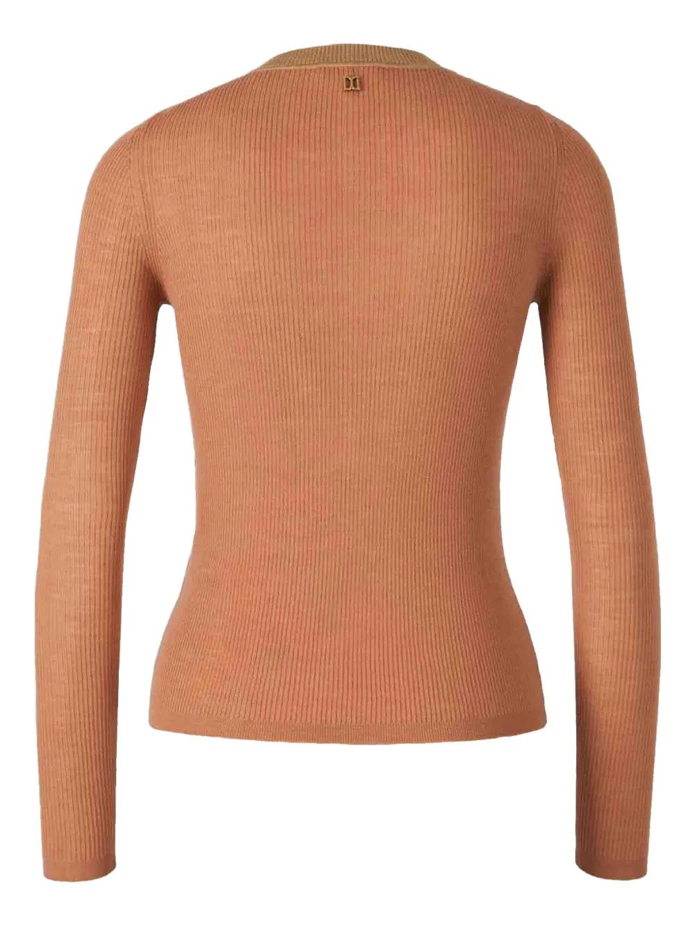 MERINO WOOL FINE KNIT HENLEY SHIRT Chloé