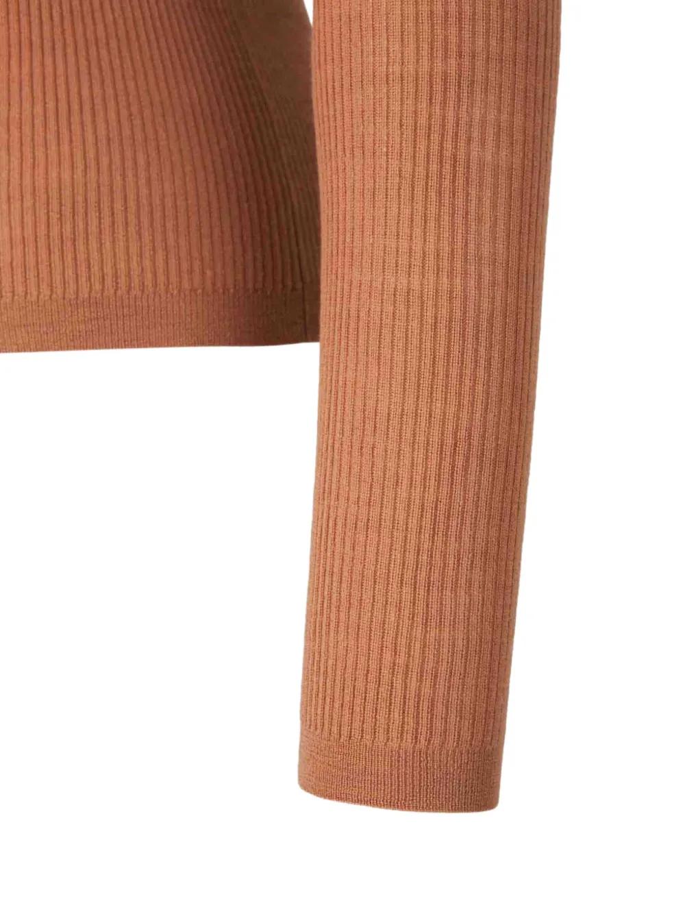 MERINO WOOL FINE KNIT HENLEY SHIRT Chloé