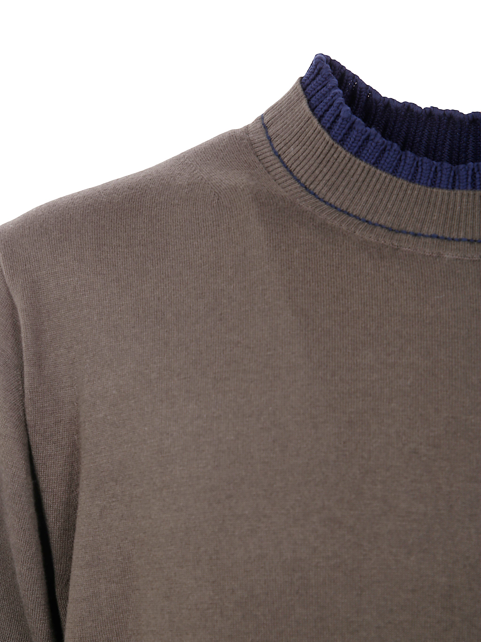 COTTON CASHMERE KNIT PULLOVER Sacai