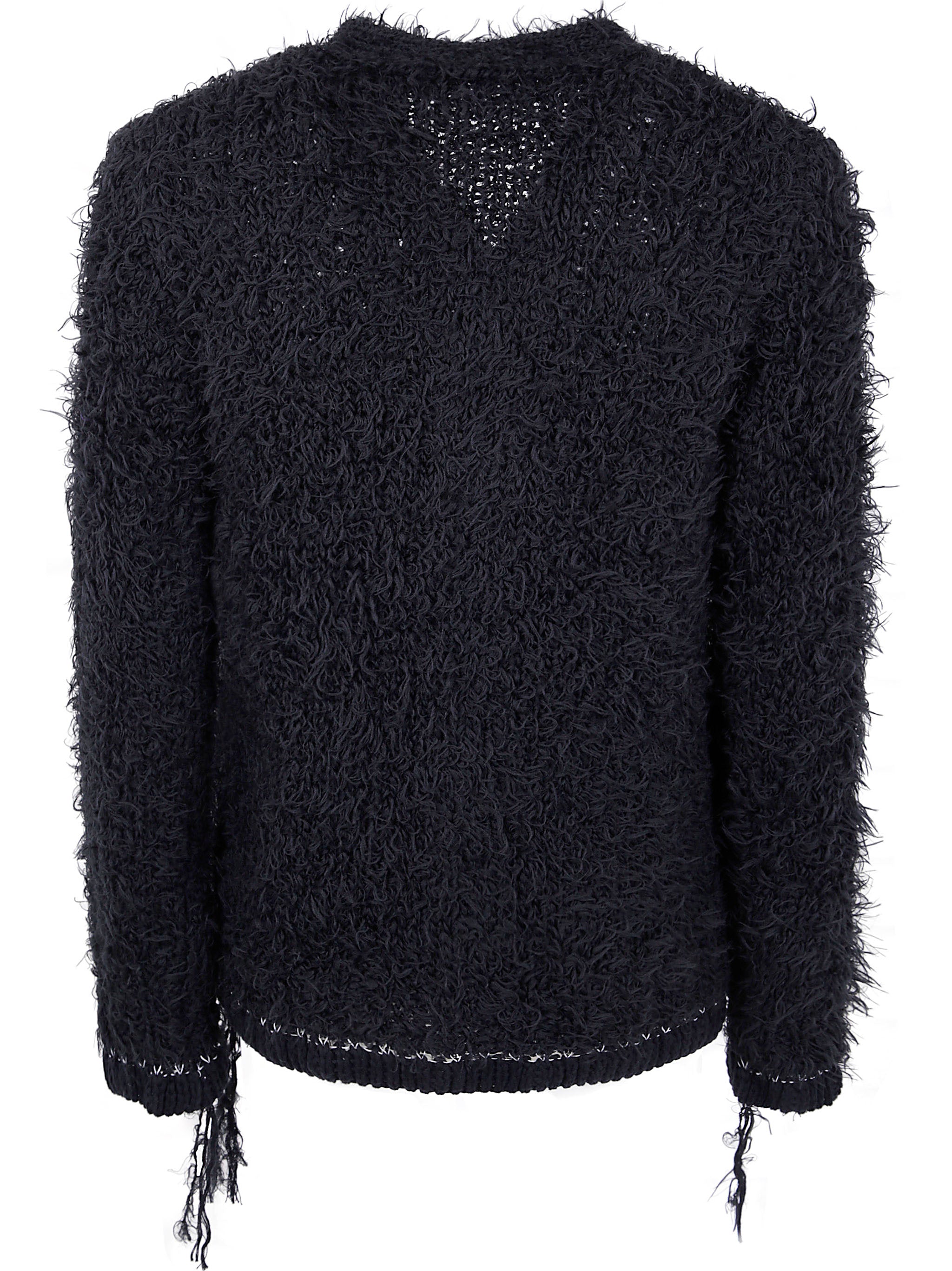 FURRY KNIT CARDIGAN Sacai